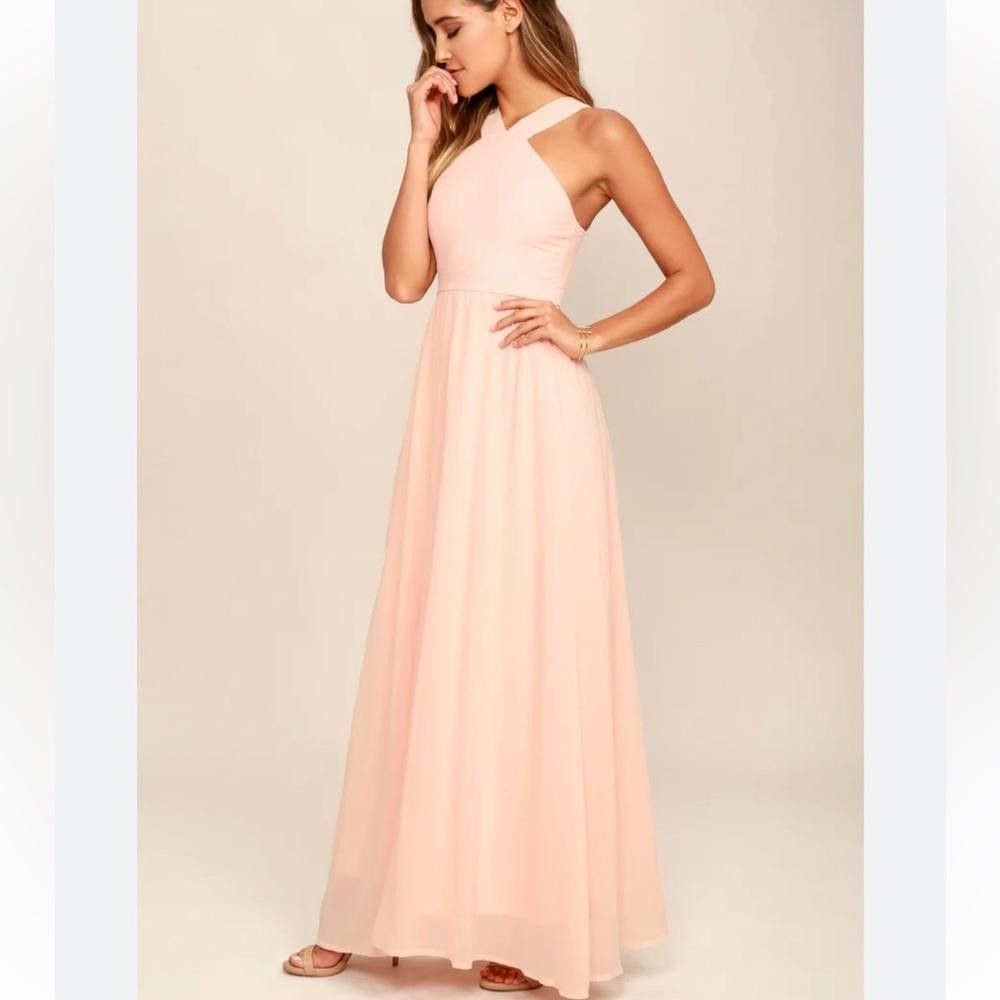 linen maxi dresses for women Linen Maxi Dress with Tie Waist & 3/4 sleeve, 2XL / Natural main image 0