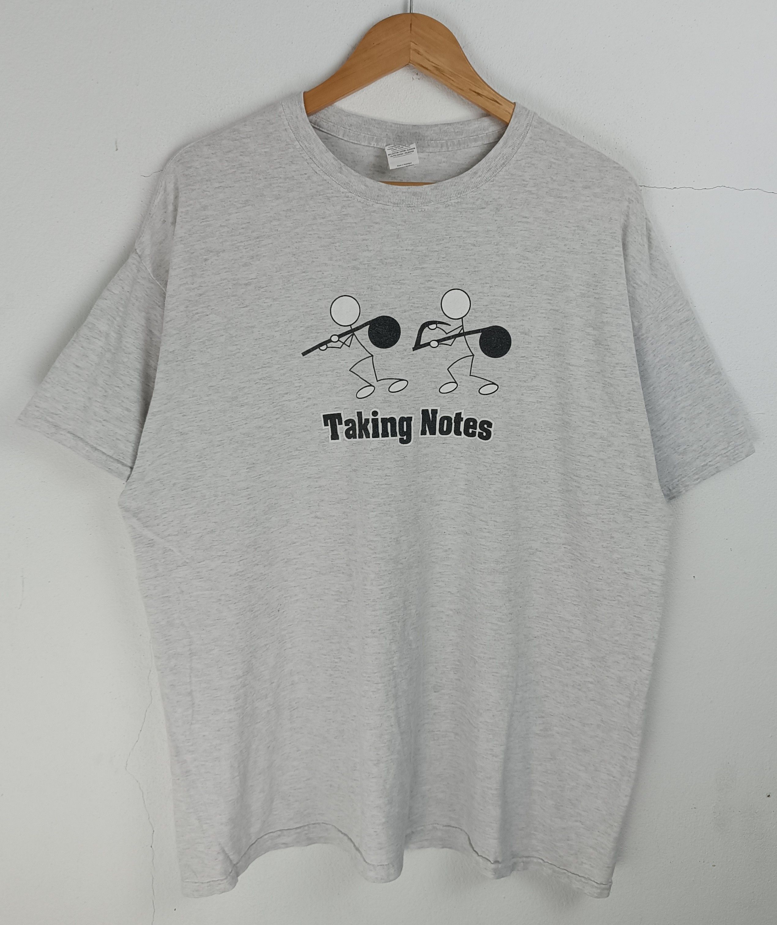 Vintage VINTAGE TAKING NOTES PARODY FUNNY QUOTE TEE HUMOR ADULTS Size US XL / EU 56 / 4 - 3 Thumbnail