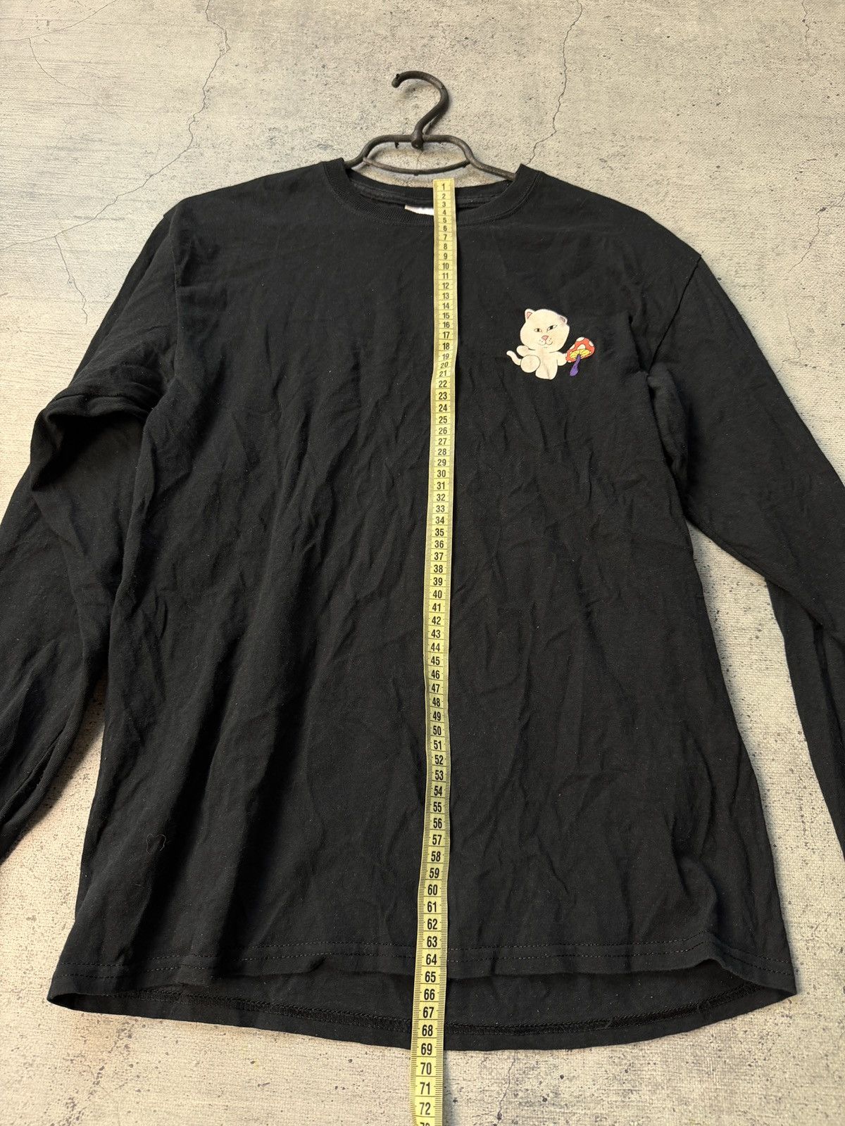 RIPNDIP 🐈🐈 Rip N Dip Black Cotton Long Sleeve T-Shirt Size US M / EU 48-50 / 2 - 6 Thumbnail