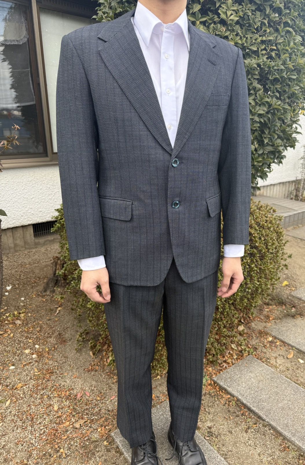 Other Spring&Autumn Vintage Japanese Blue Suit Set-Up Size 38R - 1 Thumbnail