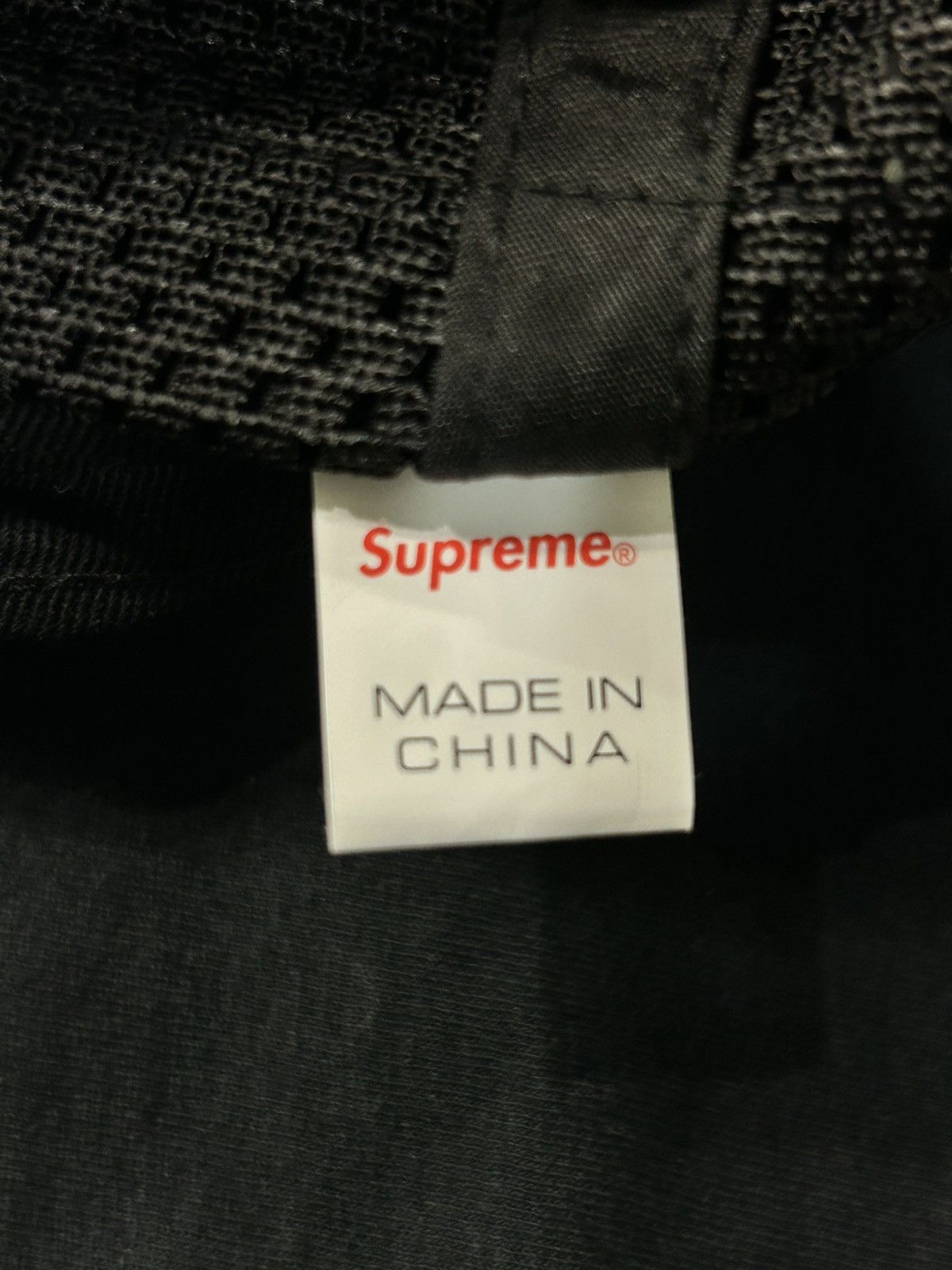 Supreme Supreme Side Logo 5-Panel Black Cap / Hat (SS22) Size ONE SIZE - 6 Thumbnail