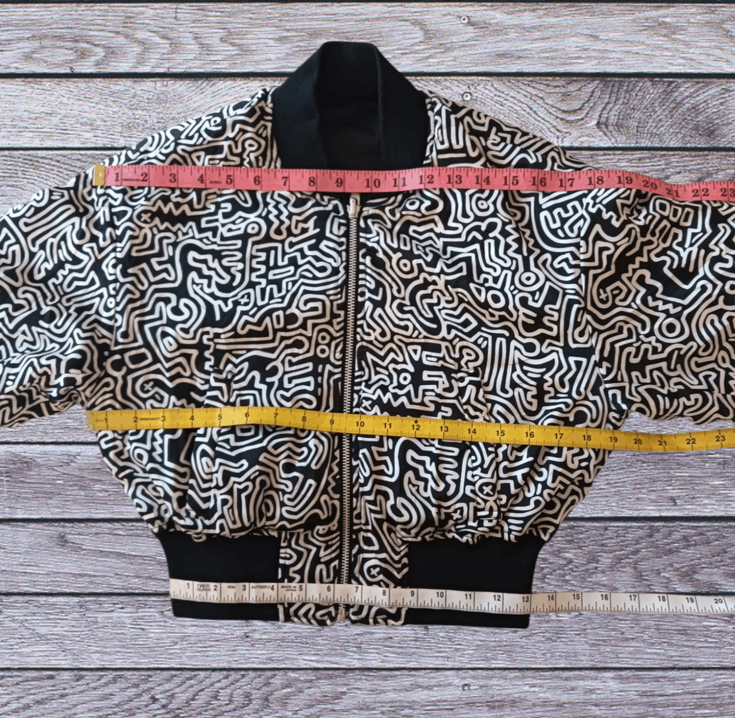 Japanese Brand × Keith Haring BOMBER JACKET KEITH HARING X SLY CROP TOP Size ONE SIZE - 14 Thumbnail
