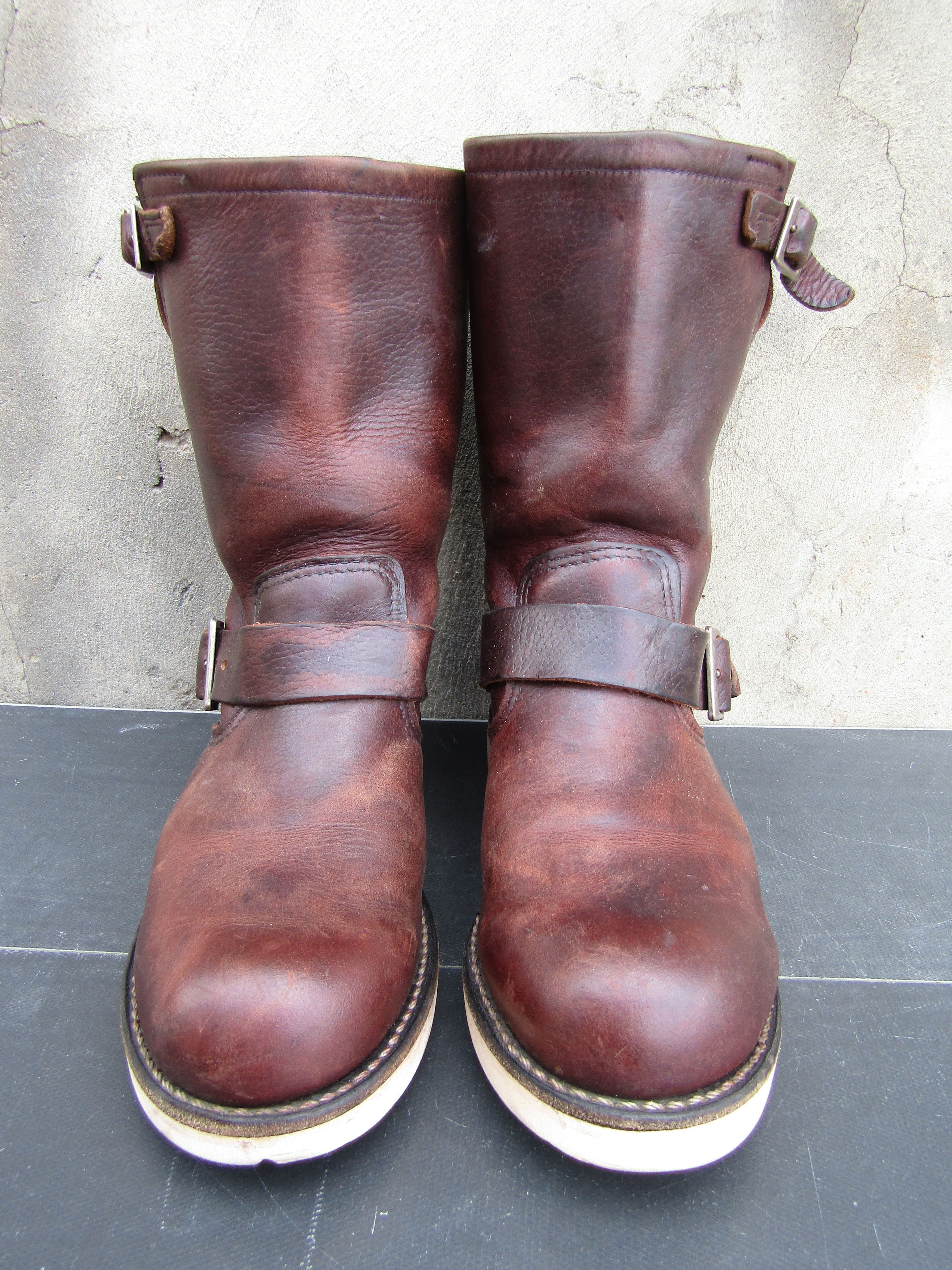Red Wing Red Wing Engineer 2970 PullOn Boots Brown Leather Size US 5.5 / EU 38 - 4 Thumbnail