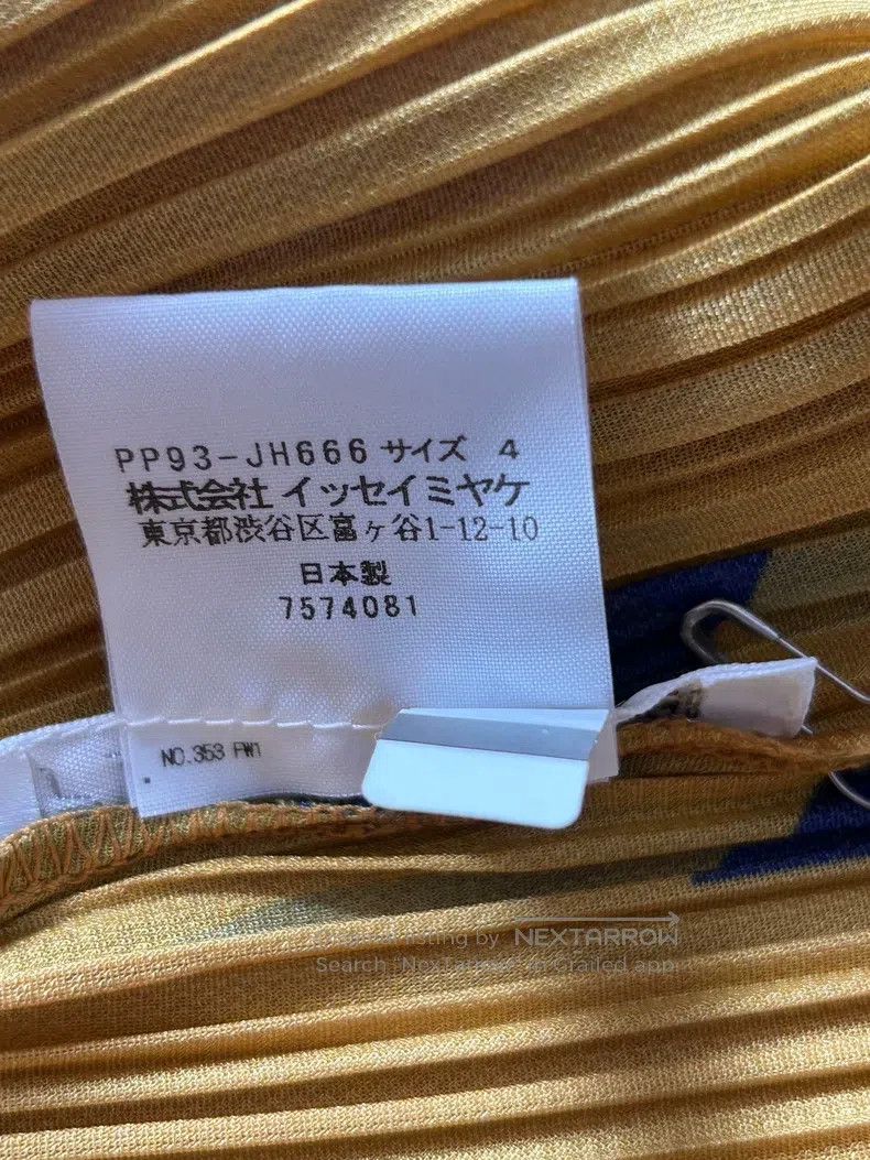 Issey Miyake Issey Miyake size:4 Yellow Dress Size S / US 4 / IT 40 - 4 Thumbnail