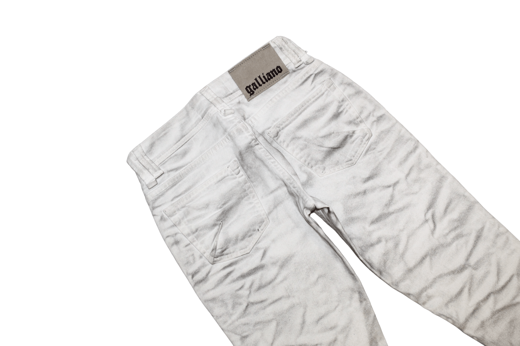 John Galliano John Galliano Garment Dyed Skinny Zipper Smoke Jeans Size 24" / US 00 / IT 34 - 12 Thumbnail