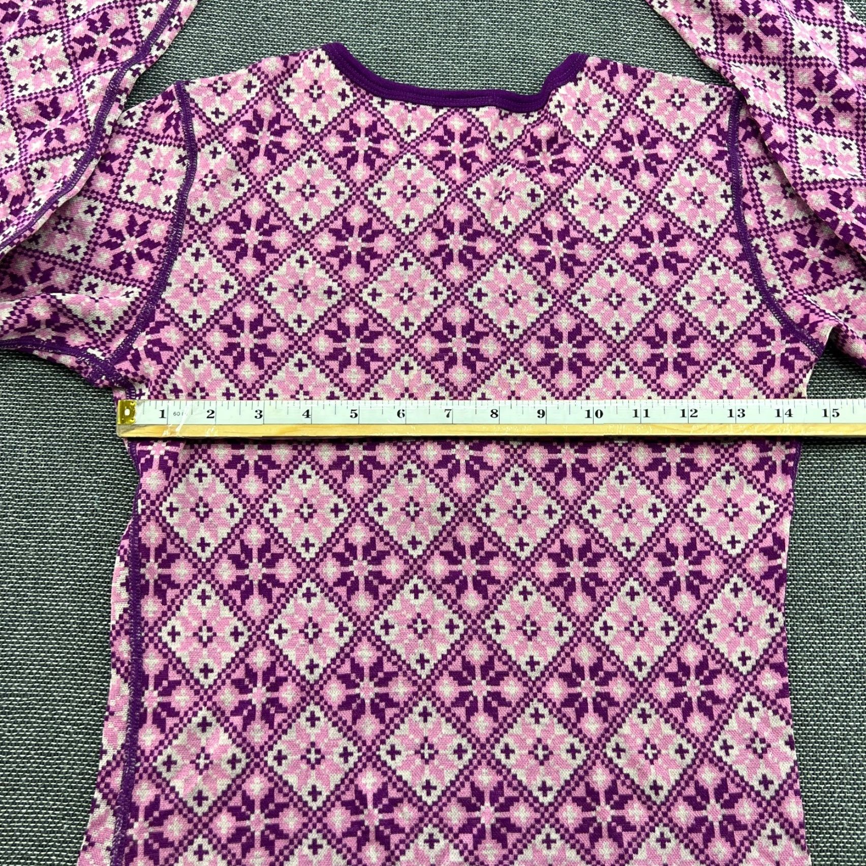 Vintage Kari Traa Womens Base Layer Shirt Small 100% Merino Wool Outdoor Ski Thermo Regular Fit Purple Moisture Wicking Breathable Knit T-Shirt Moms? Size S / US 4 / IT 40 - 7 Thumbnail
