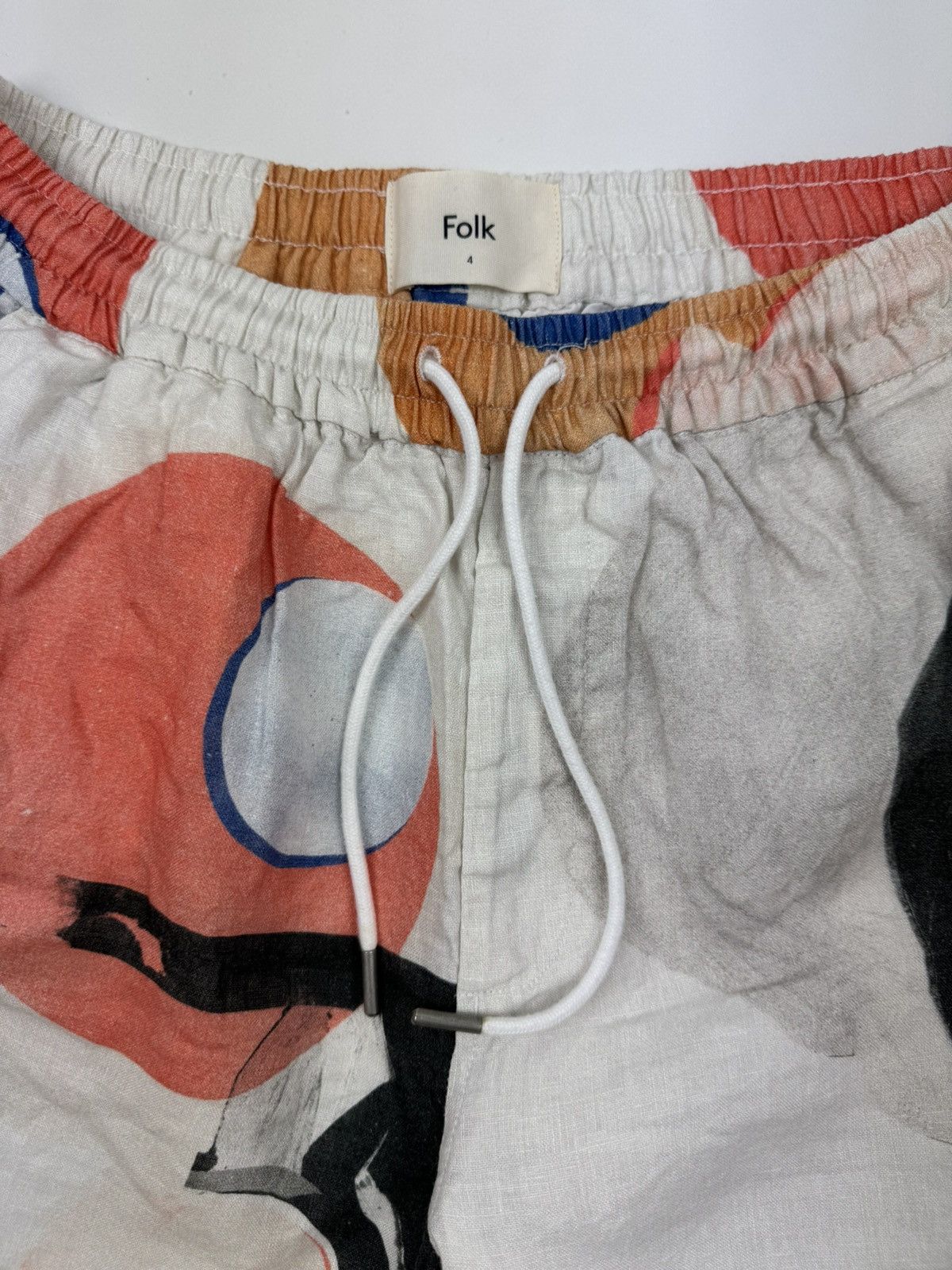 Folk Folk Assembly Linen Cargo Shorts Size US 32 / EU 48 - 4 Thumbnail