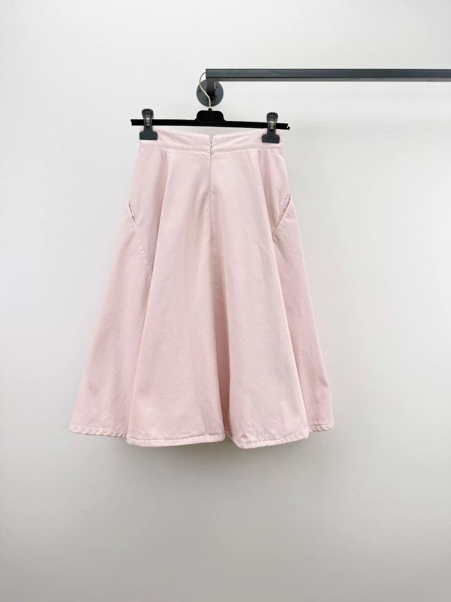 Prada Prada Denim Skirt Women's 36 New With Tags Size 25" / US 0 / IT 36 - 4 Thumbnail