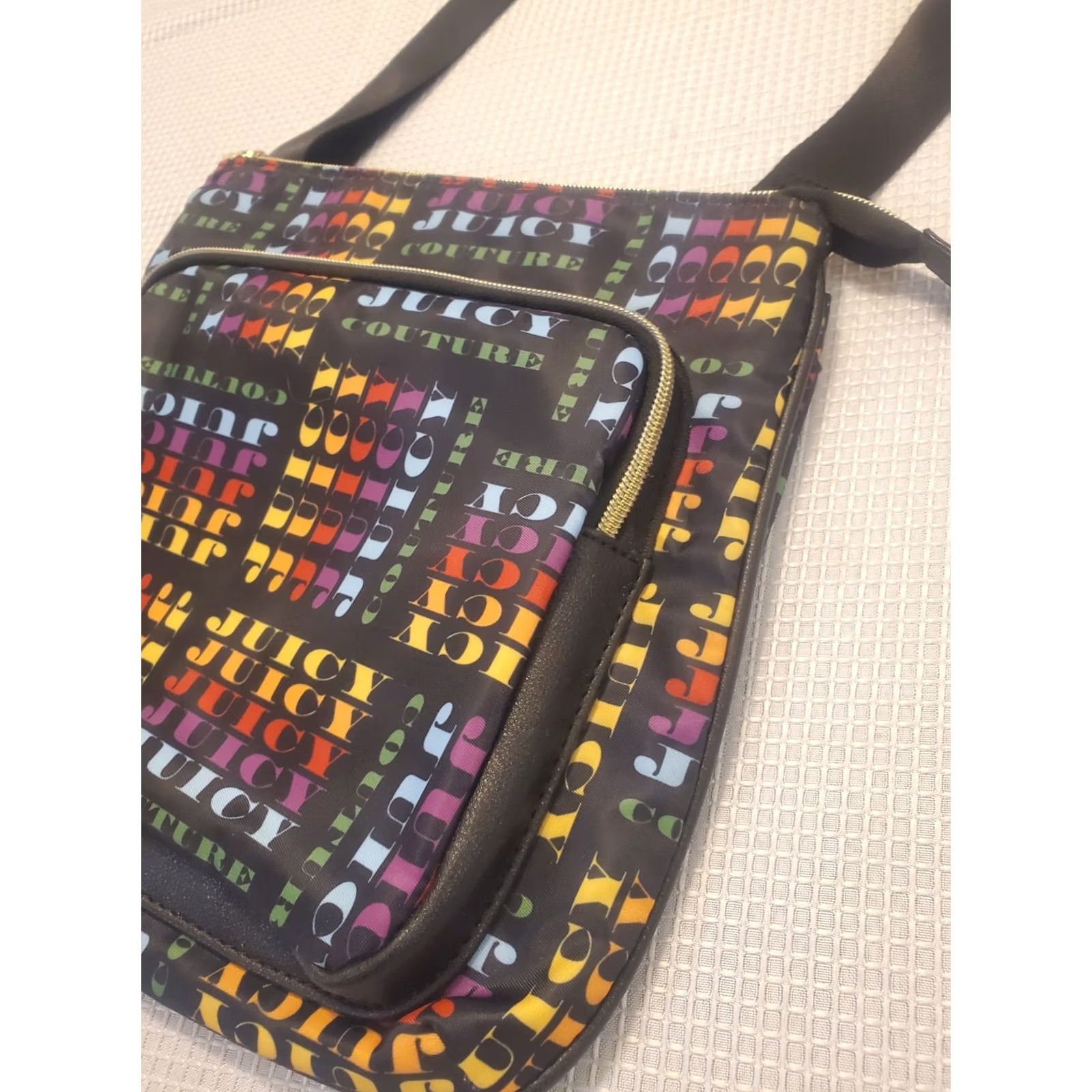 Juicy Couture Juicy Couture Rainbow Crossbody Bag - Black Graphic Style Size ONE SIZE - 4 Thumbnail