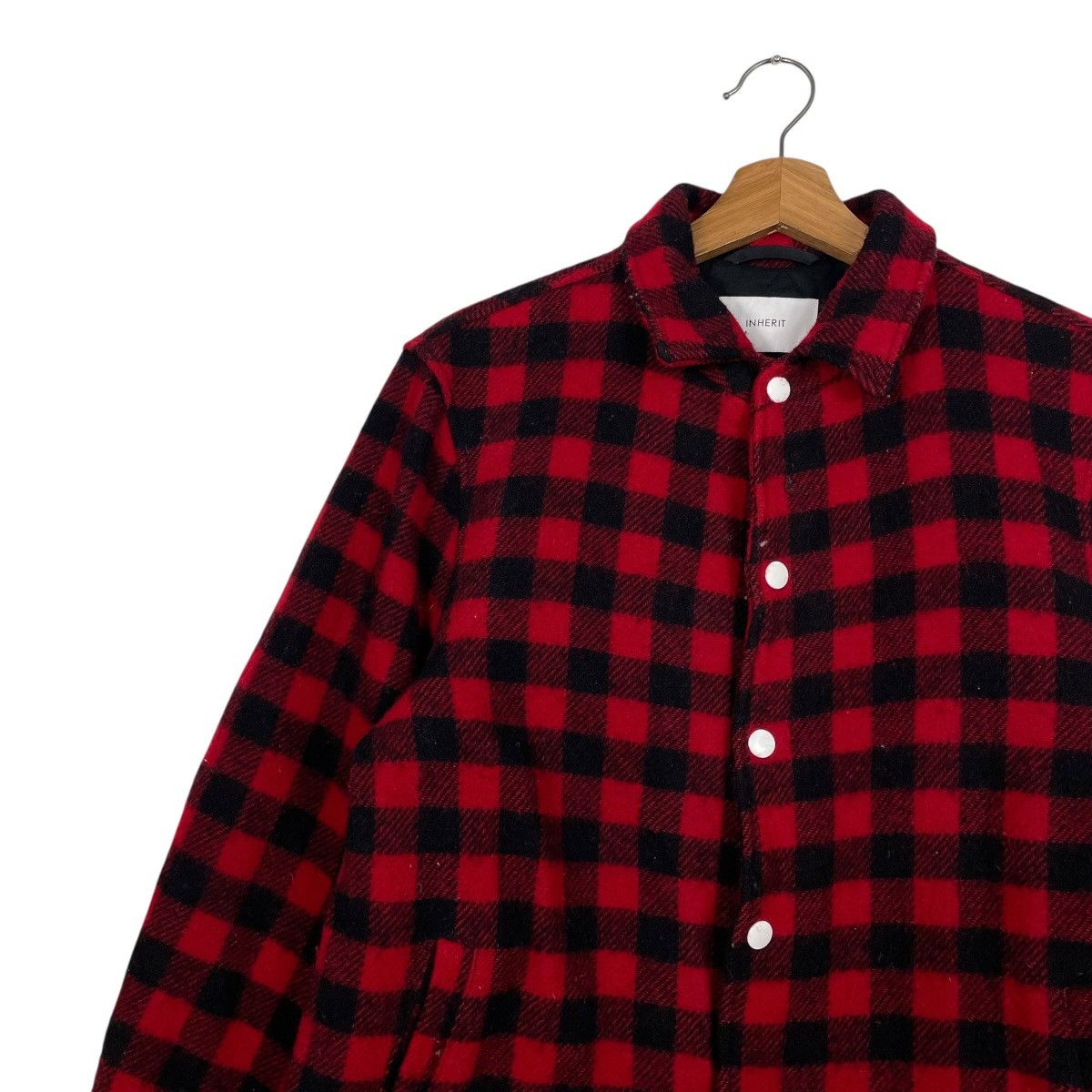 Japanese Brand Japanese Brand Inherit Tartan Wool Snap Button Jacket Size US M / EU 48-50 / 2 - 6 Thumbnail