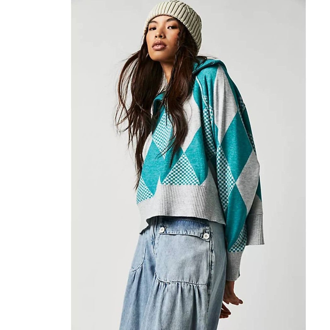 Free People Free People Lucy Half Zip Pullover SWEATER TOP $198 SMALL Size S / US 4 / IT 40 - 1 Thumbnail