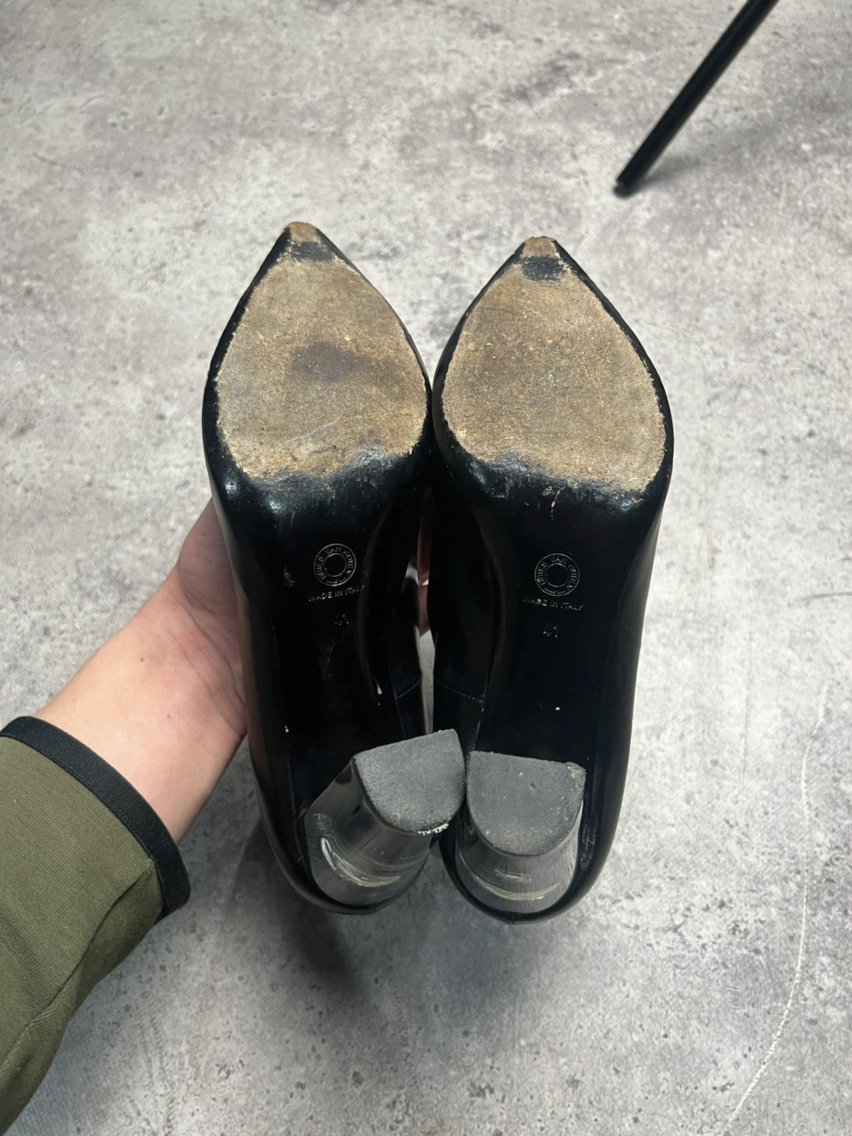 Dries Van Noten Dries Van Noten rare Leather Heels Size US 11 / IT 41 - 10 Thumbnail