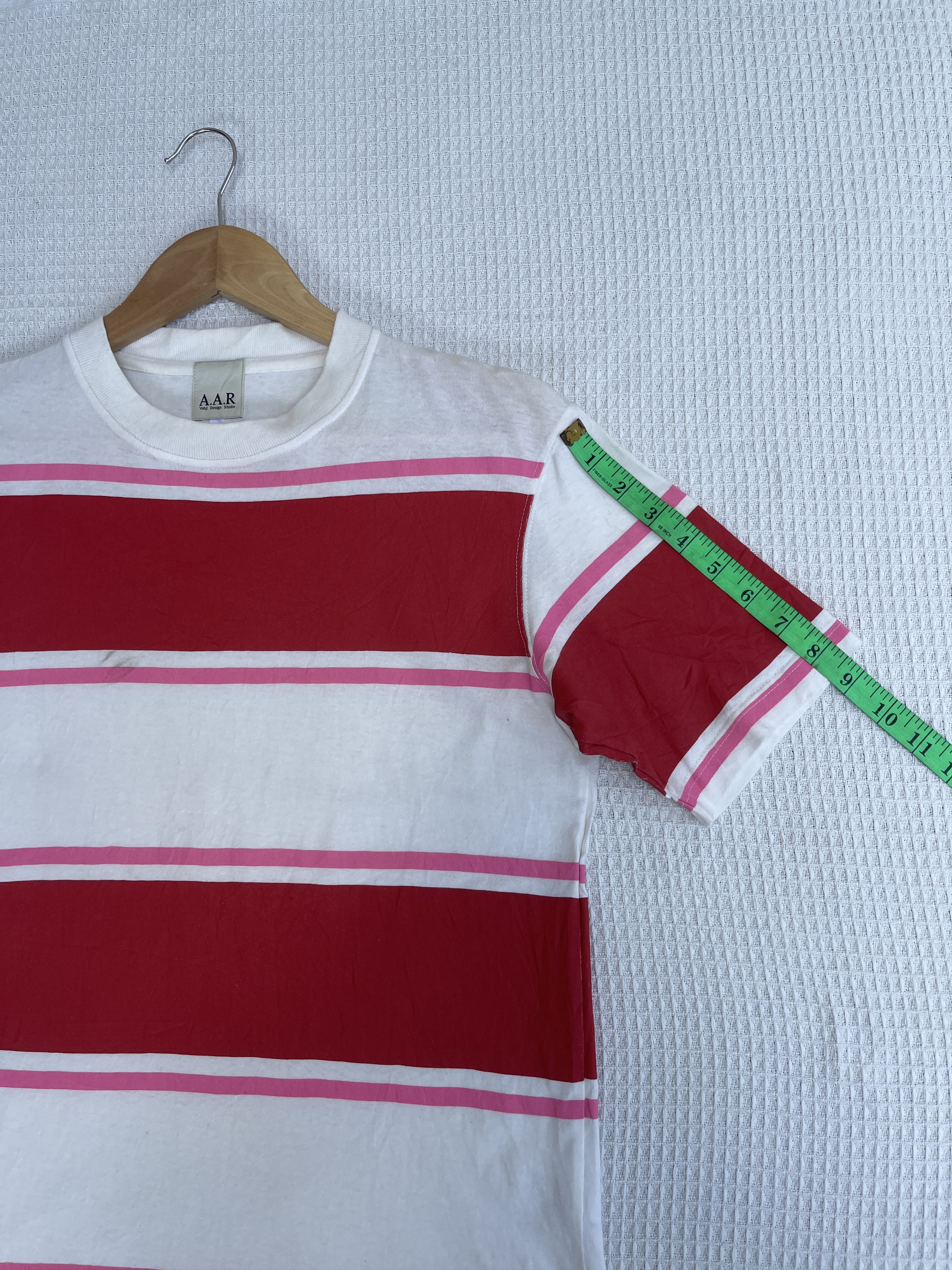 Yohji Yamamoto Rare🔥Vintage AAR Yohji Yamamoto Striped T-Shirt Size US M / EU 48-50 / 2 - 11 Thumbnail