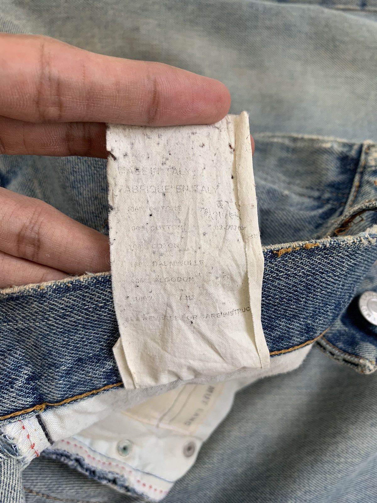 Helmut Lang Vintage Helmut Lang Low Waist Contour Fit Denim Jeans Size US 30 / EU 46 - 7 Thumbnail