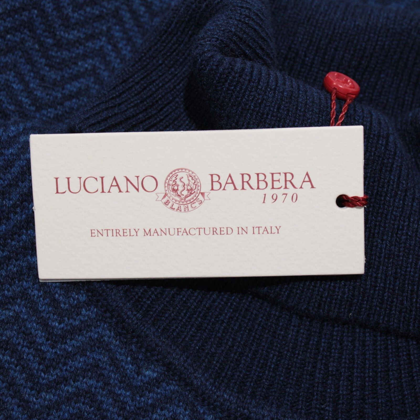Luciano Barbera Luciano Barbera Sweater Size US XL in Blue Size US XL / EU 56 / 4 - 2 Thumbnail