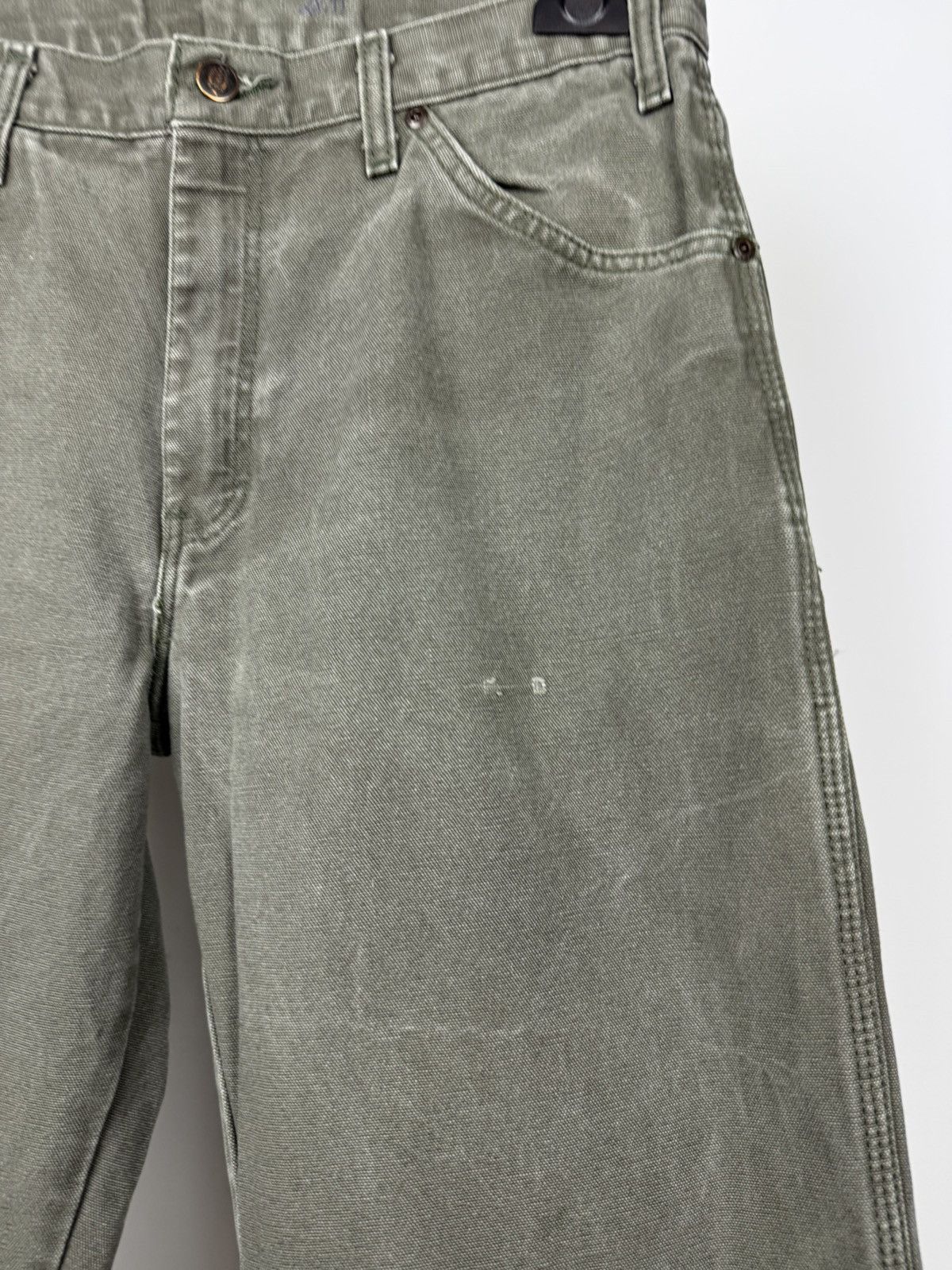 Carhartt × Dickies × Vintage Vintage faded earth tone green baggy fit dickies pants hype Size US 31 - 9 Thumbnail
