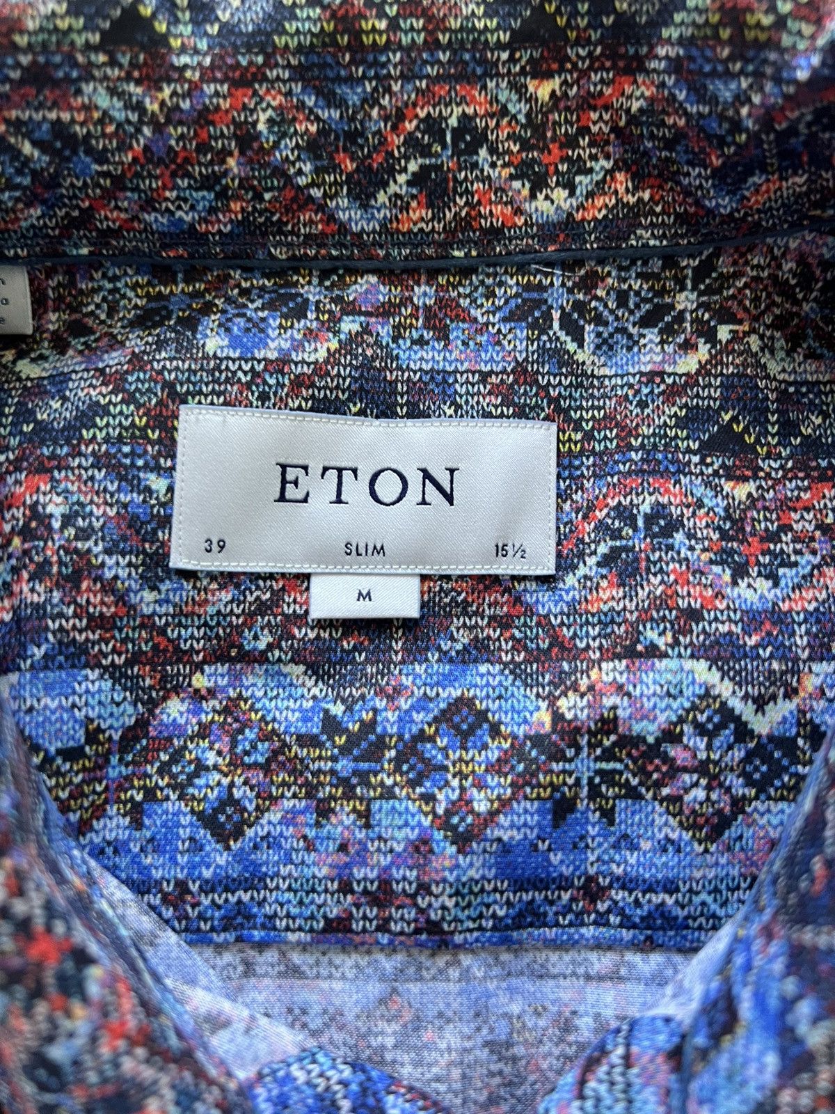 Eton Eton Multicolour Flower Print Shirt Size US M / EU 48-50 / 2 - 5 Thumbnail