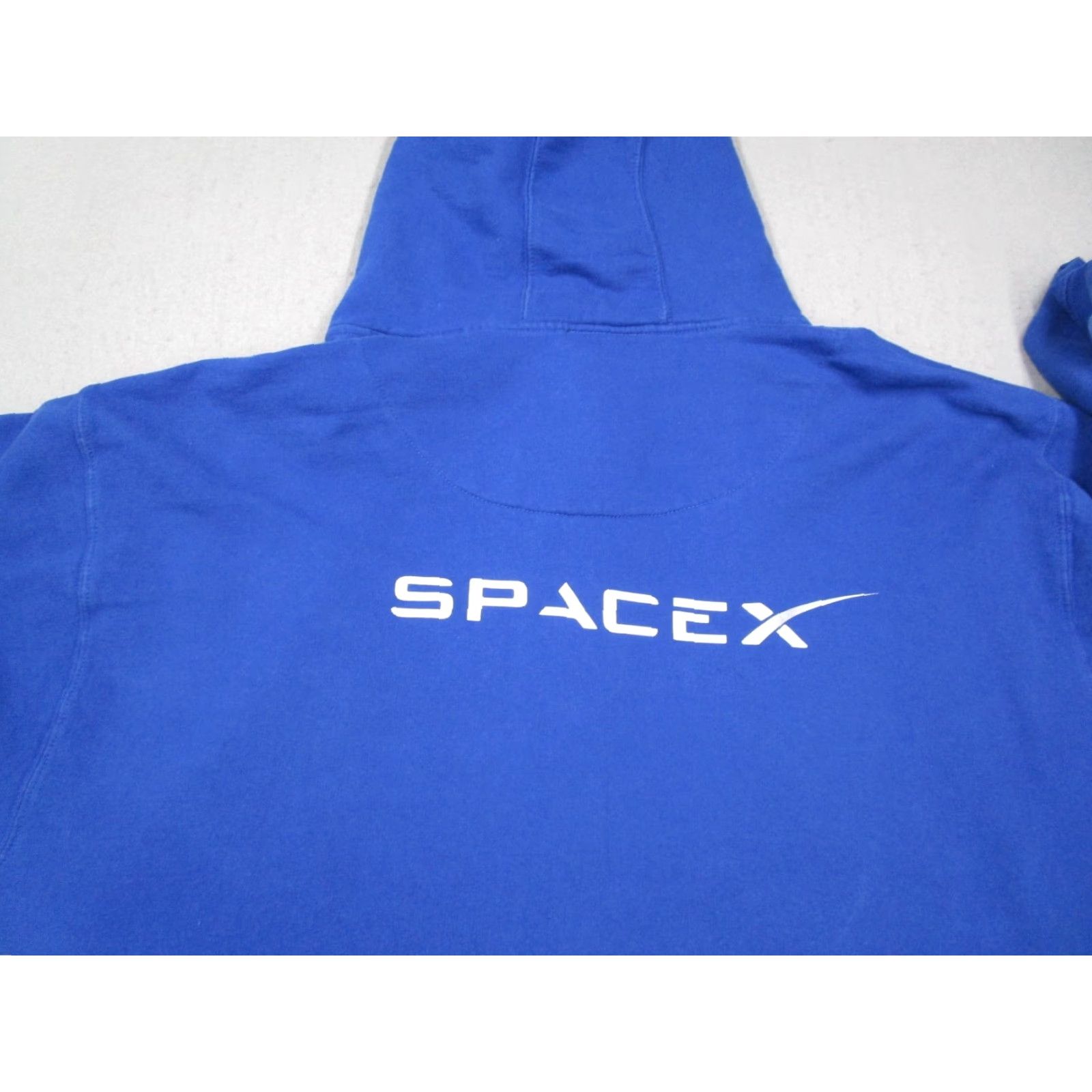 Logo 7 VINTAGE SpaceX Hoodie Mens 2XL Long Sleeve Blue Full Zip Sweatshirt Space Logo Adults Size US XXL / EU 58 / 5 - 4 Thumbnail