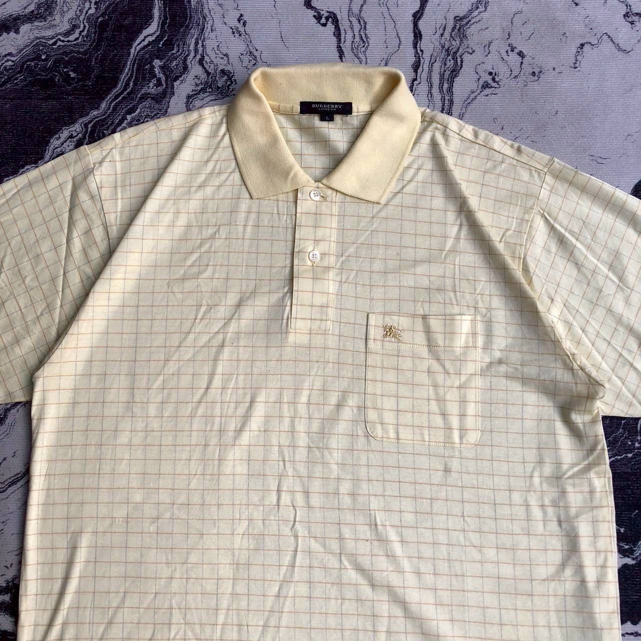 Burberry Burberry London Vintage Checked Polo Shirt Size US L / EU 52-54 / 3 - 2 Thumbnail