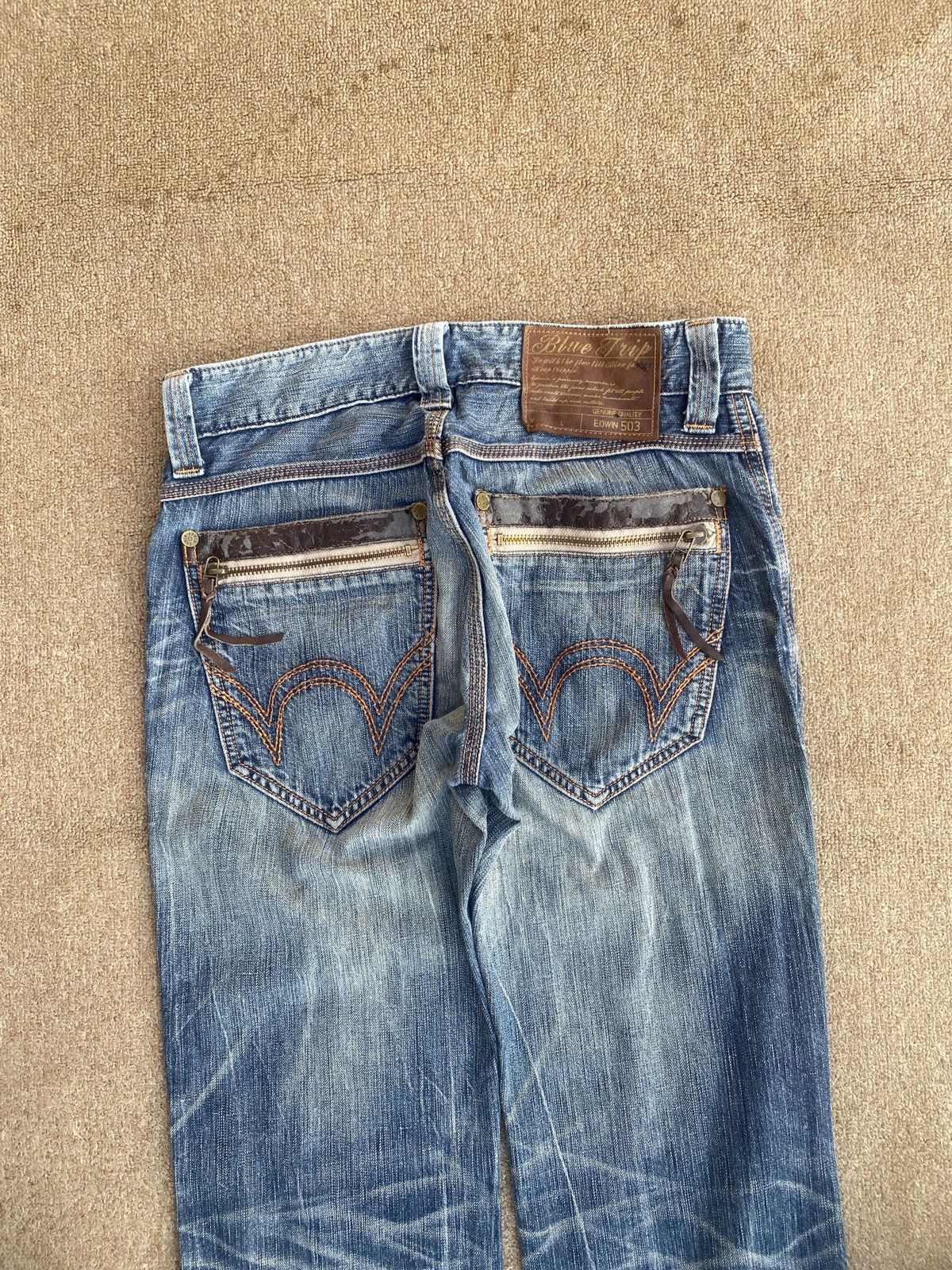 14th Addiction × Edwin Vintage edwin blue trip straight cut denim Size US 30 / EU 46 - 16 Thumbnail
