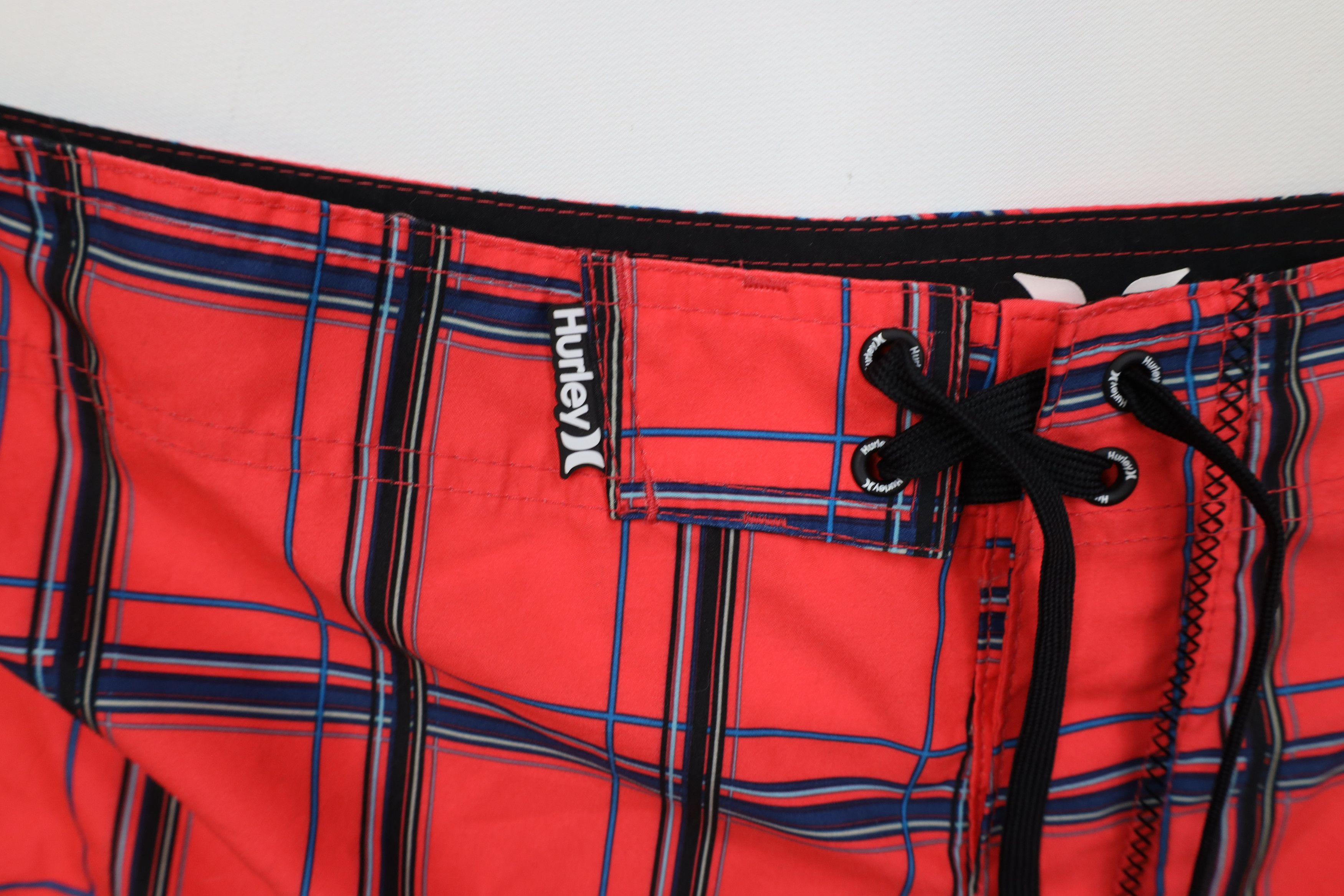 Hurley New Hurley Surfing Swimming Board Shorts Trunks Plaid Size US 31 - 8 Thumbnail