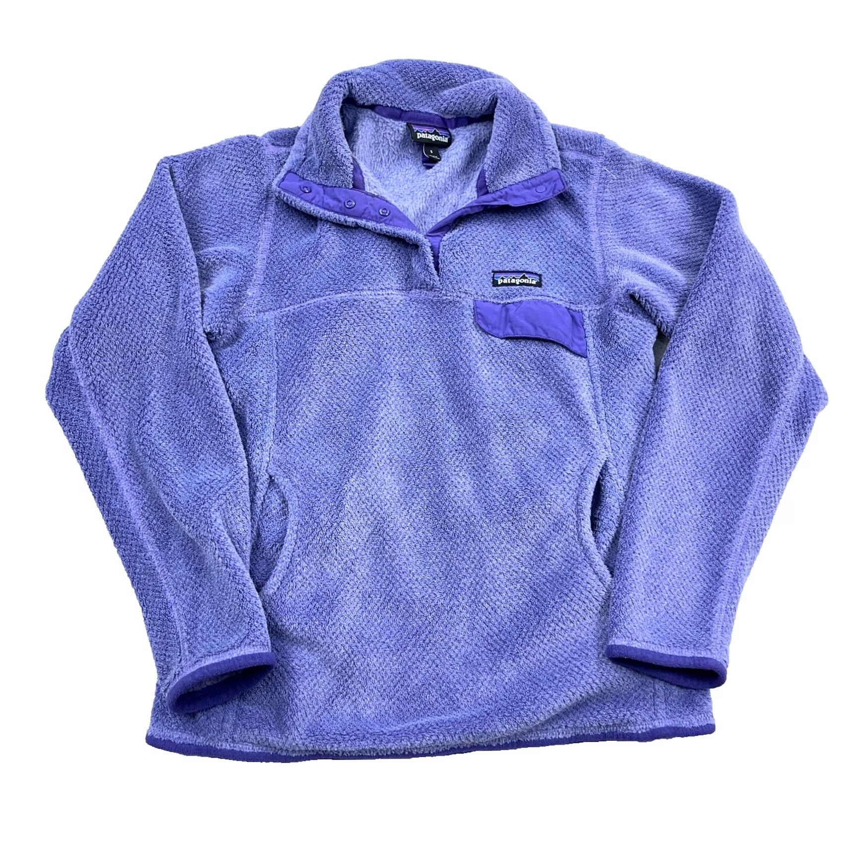 Patagonia Patagonia Sweater Womens S Purple Women Pullover Retool Fleece Better Pocket Size S / US 4 / IT 40 - 2 Thumbnail