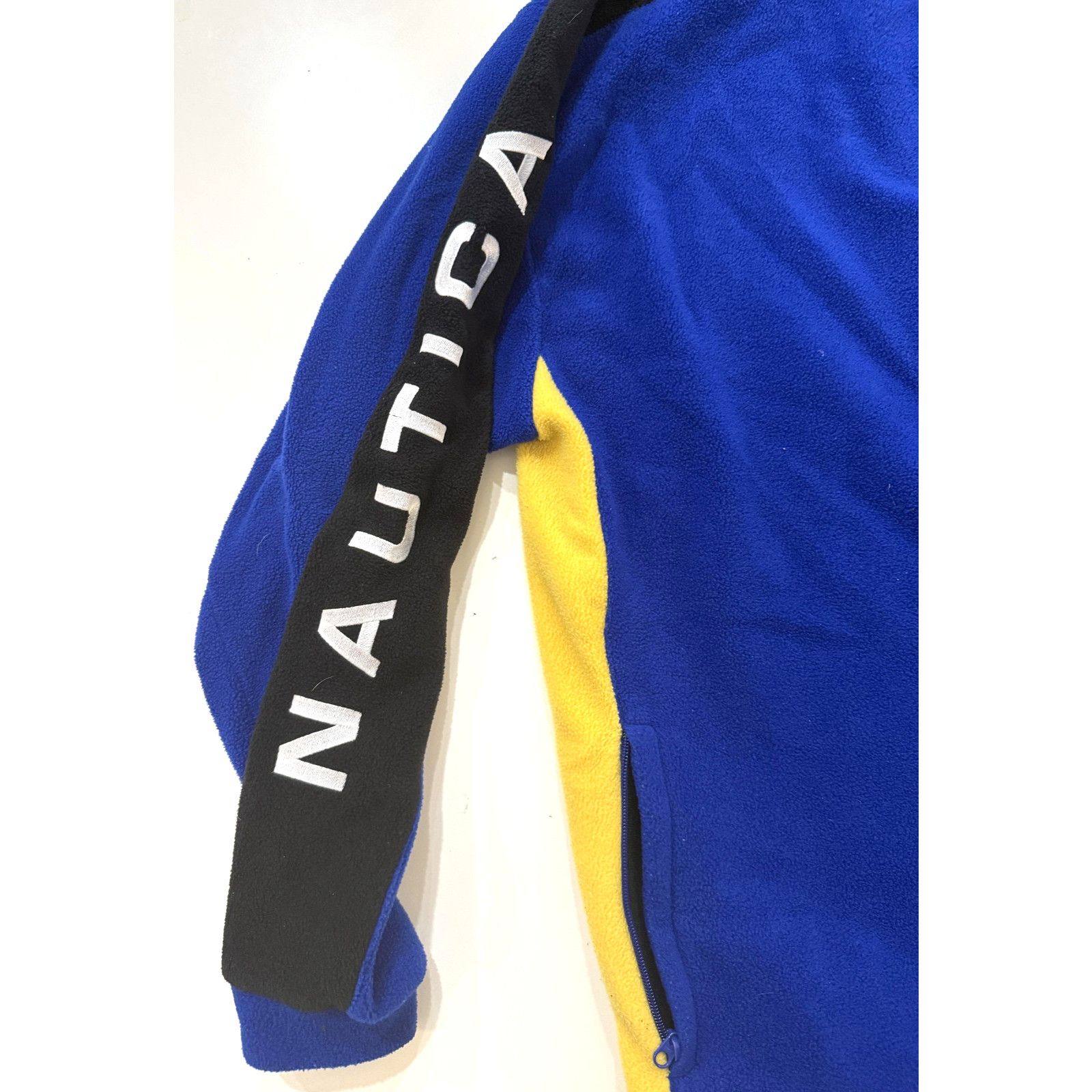 Nautica Vintage Nautica Competition Jacket Mens XL Fleece USA 90s Size US XL / EU 56 / 4 - 3 Thumbnail