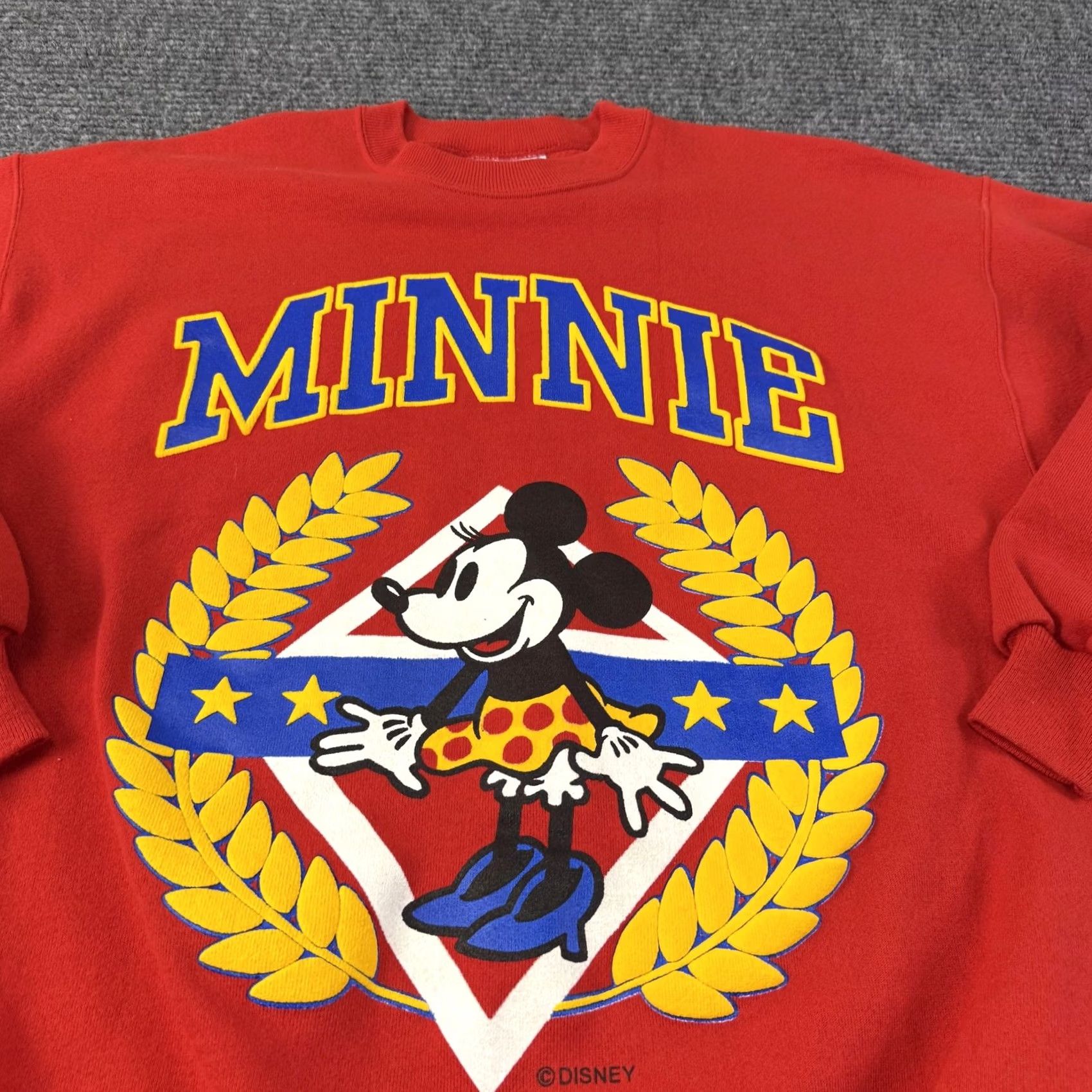 Hanes VINTAGE Hanes Sweater Minnie Mouse Disney USA Heavyweight Red Mens Large Size US L / EU 52-54 / 3 - 3 Thumbnail