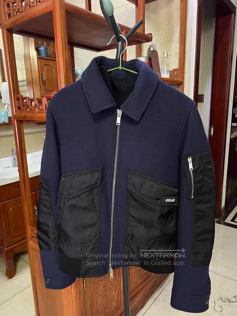 Versace Versace Wool jacket coat Size US M / EU 48-50 / 2 - 4 Thumbnail