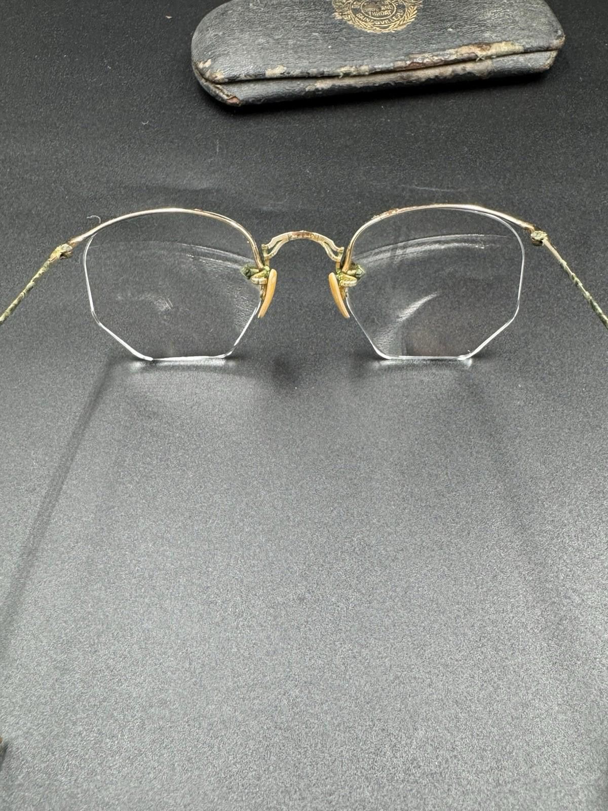 Other Vintage American Optical Ful-Vue Pince-Nez 1/10 12K GF Glass Size ONE SIZE - 4 Thumbnail
