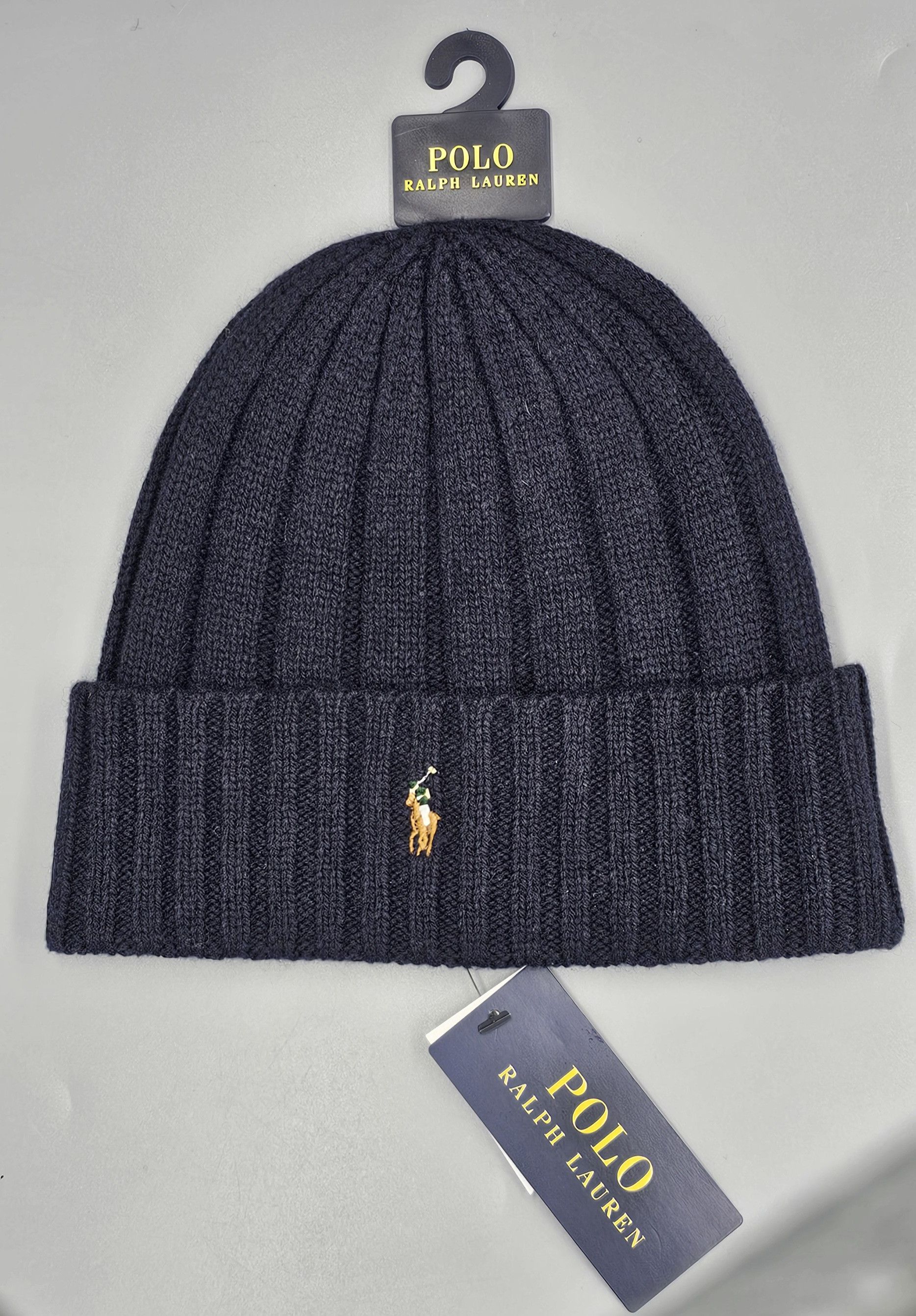 Polo Ralph Lauren 4 Polo Ralph Lauren Wool Blend Cuffed Beanie Hats Authentic Size ONE SIZE - 5 Thumbnail