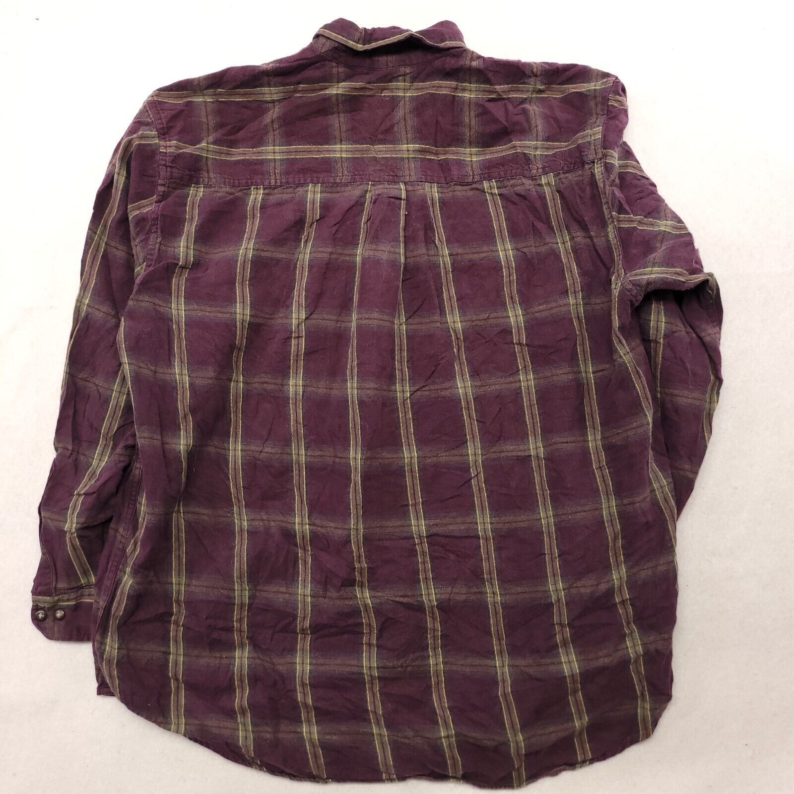 Izod IZOD Tartan Flannel Shirt Mens Size Extra Large XL Maroon Size US XL / EU 56 / 4 - 10 Thumbnail
