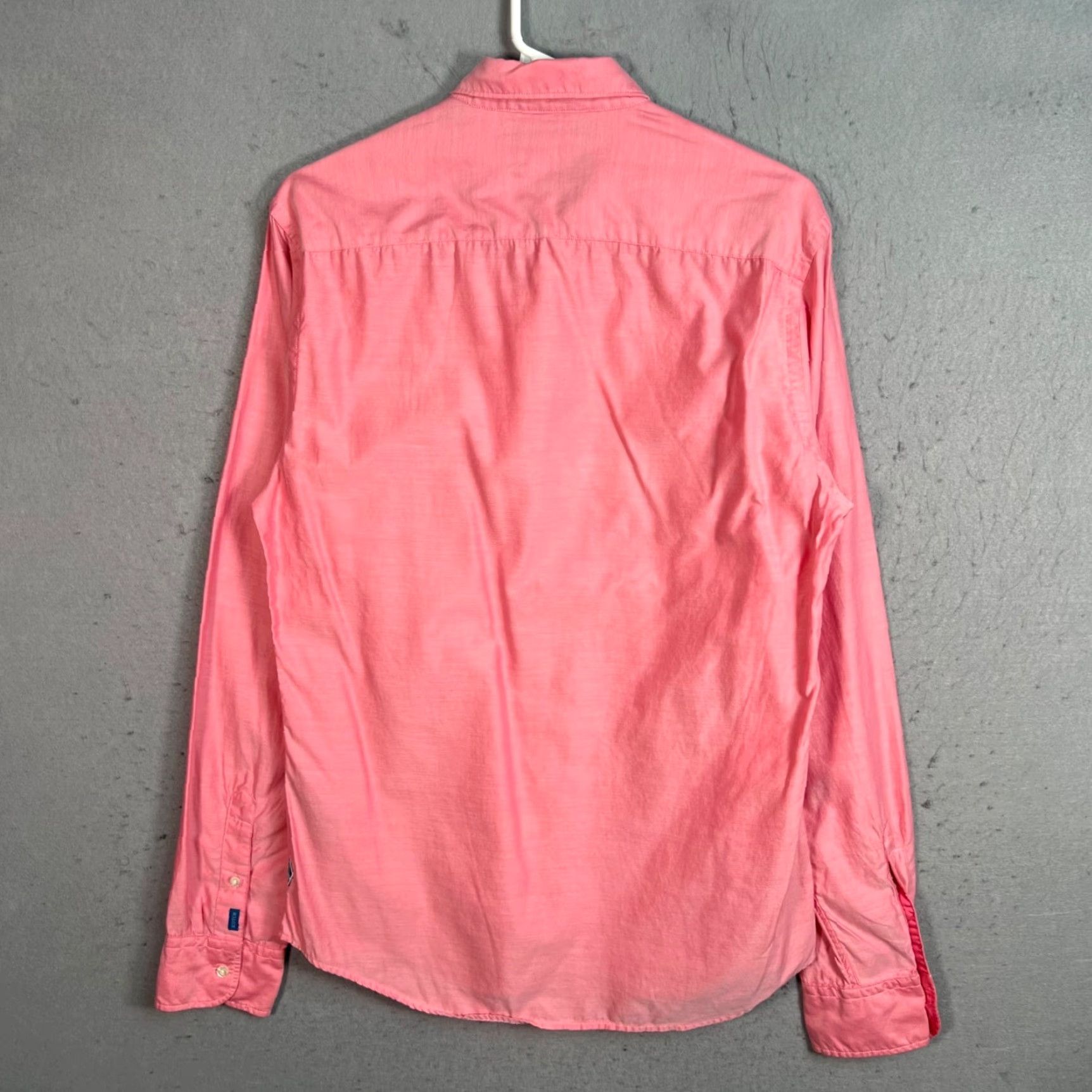 Scotch & Soda Scotch & Soda Pink Button-Up Shirt M Long Sleeve Cotton 100% Slim Fit Mens Button-Down Shirt Size US M / EU 48-50 / 2 - 2 Thumbnail