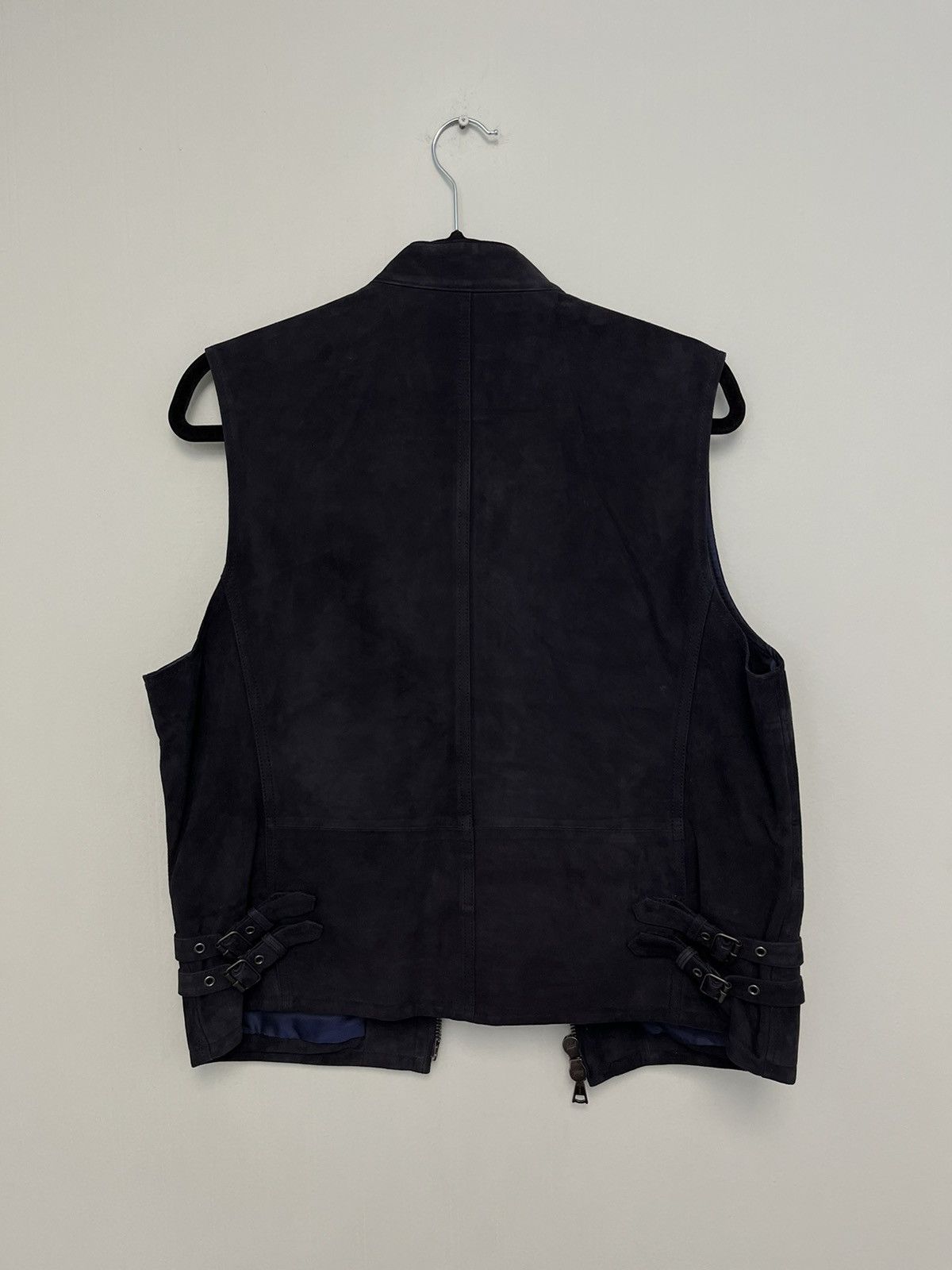 John Varvatos Goat suede Biker Moto vest. 48 Size US M / EU 48-50 / 2 - 7 Thumbnail
