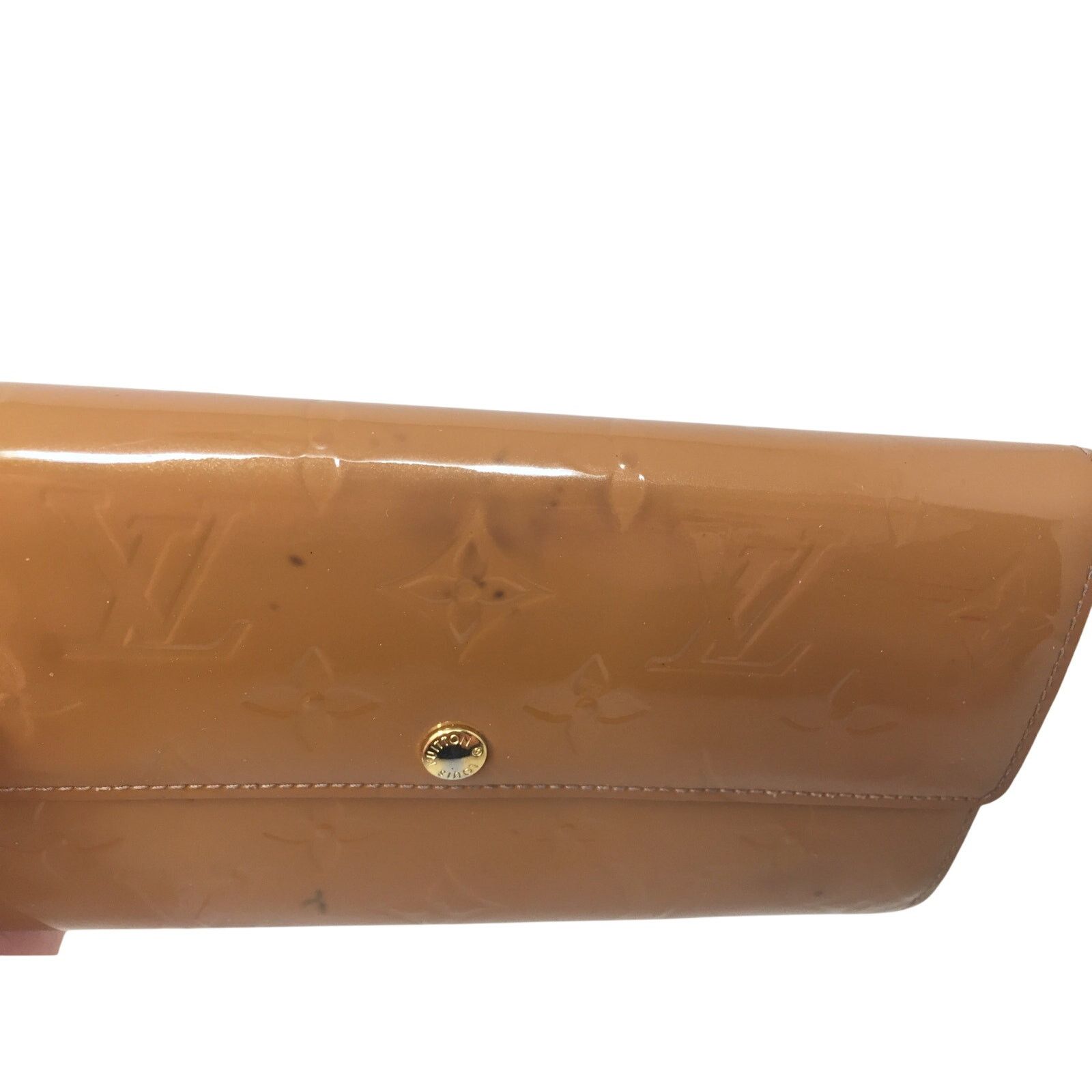 Louis Vuitton Louis Vuitton Vernis Monogram Sarah Long Wallet -Bronze Size ONE SIZE - 12 Thumbnail