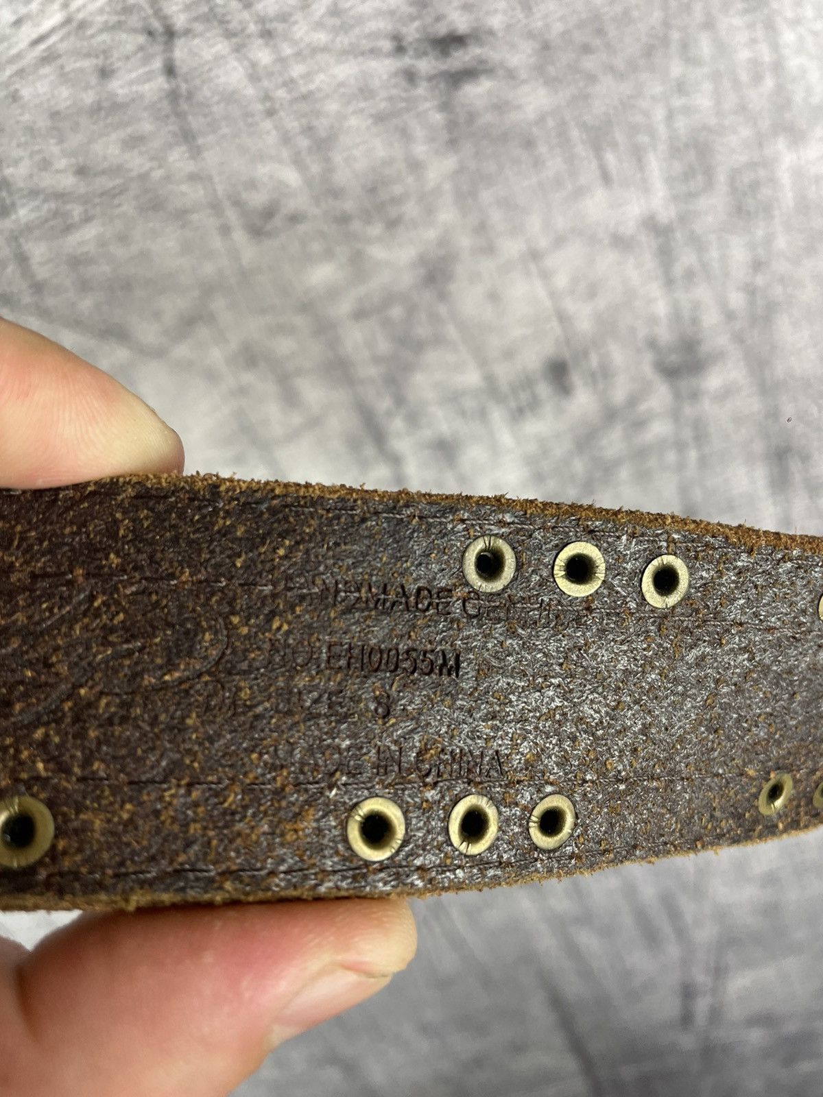 Ed Hardy Ed Hardy Vintage Hand Made Leather Studded Belt Size ONE SIZE - 8 Thumbnail