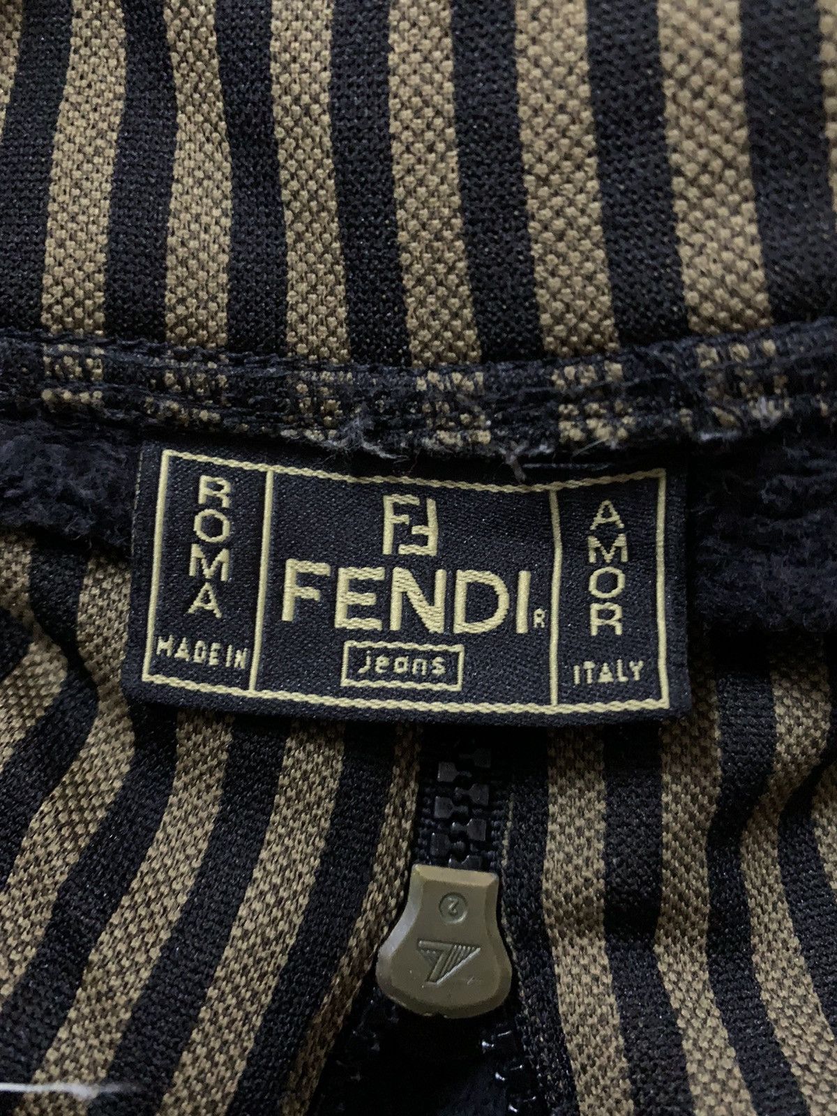 Fendi 💥Fendi Jeans Half-Zip Pullover Sweatshirt Size US M / EU 48-50 / 2 - 8 Thumbnail