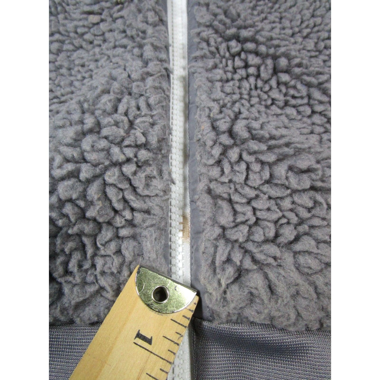 Nike Nike Jacket Medium Gray Full Zip Fleece Solid Womens Size M / US 6-8 / IT 42-44 - 5 Thumbnail