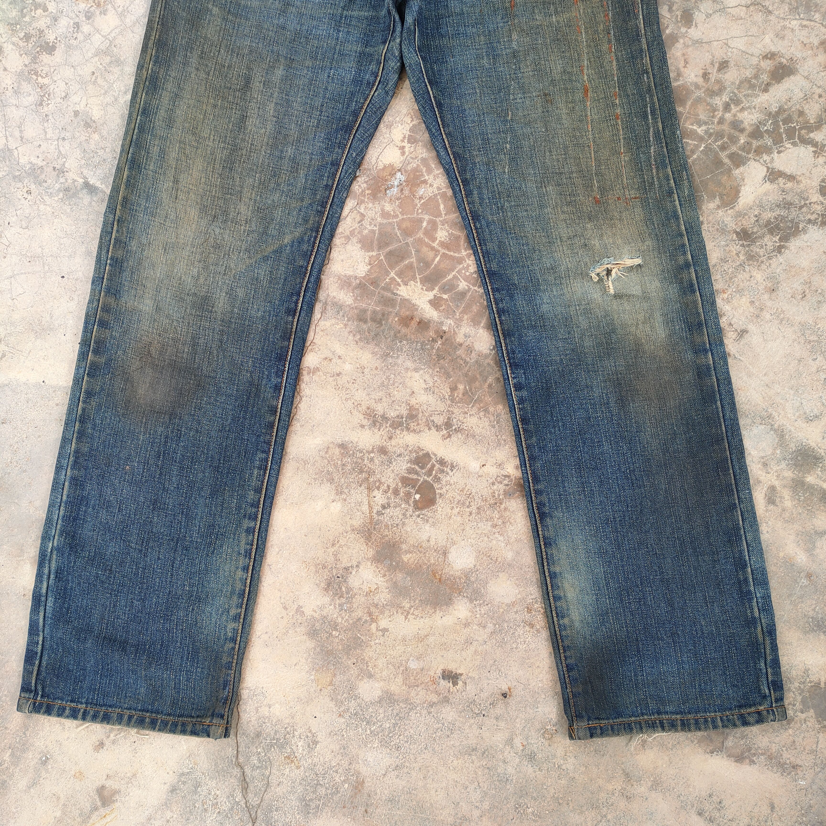 Japanese Brand VINTAGE JAPANESE RUSTY FADED JEANS DENIM PANTS Size US 29 - 4 Thumbnail