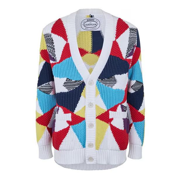 Missoni o1y0225 Cardigan in Multicolor Size US L / EU 52-54 / 3 - 1 Thumbnail