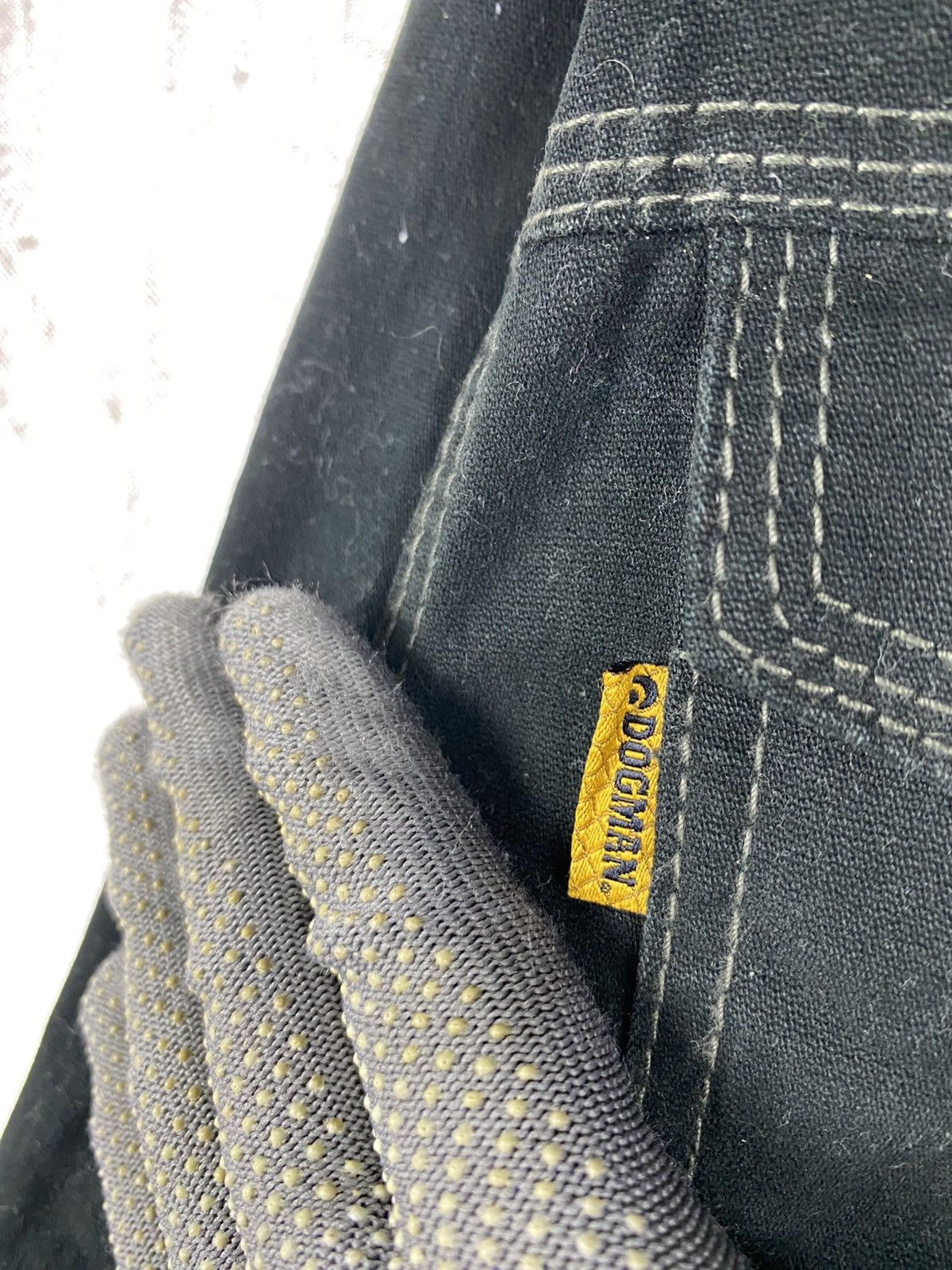Japanese Brand Vintage DOGMAN Workwear Shirt Jacket Black Contrast Stitch Size US L / EU 52-54 / 3 - 8 Thumbnail