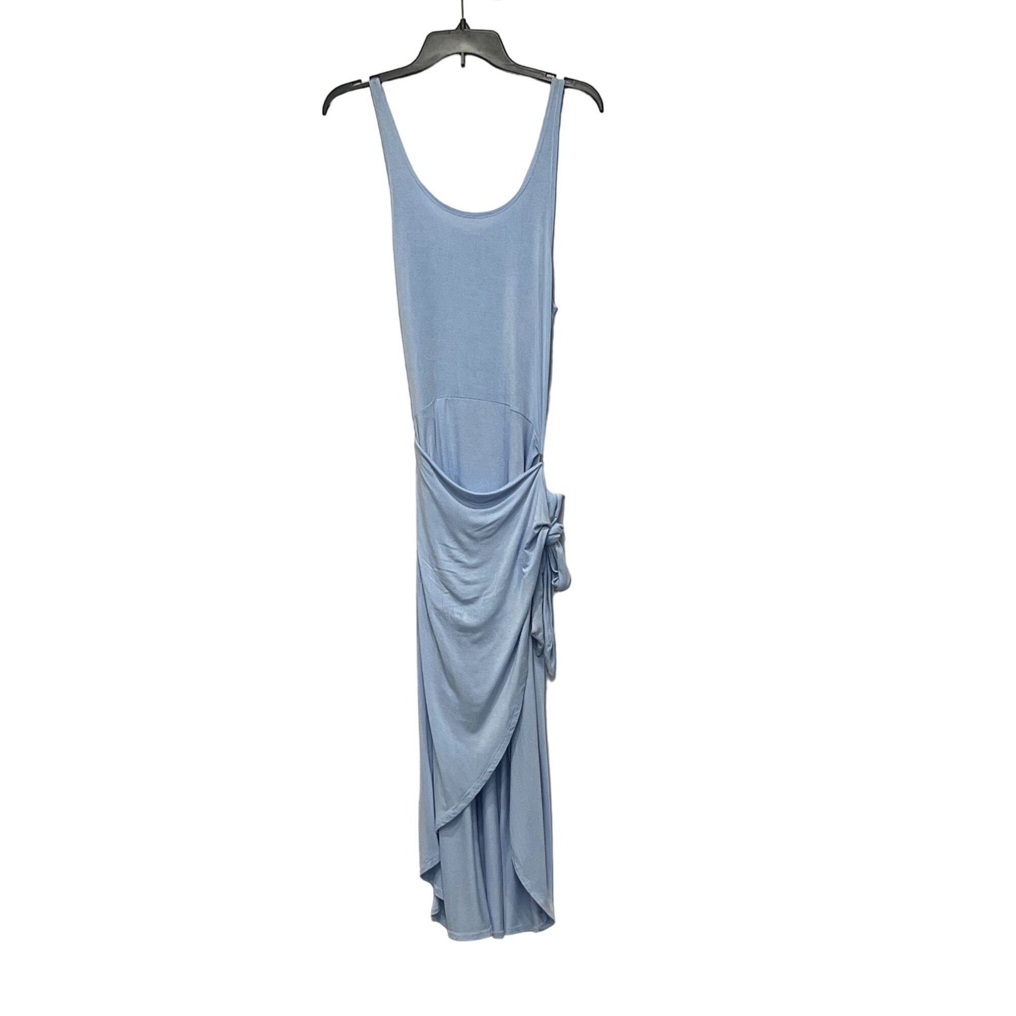 Other And Now This Women's Knit Side-Tie Tulip Midi Dress, Blue, S Size L / US 10 / IT 46 - 9 Thumbnail