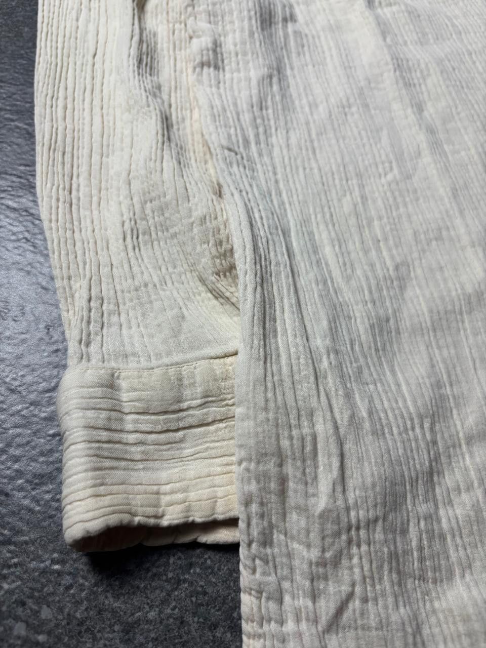 Issey Miyake AW1999 Issey Miyake Men Cotton Pleated Button-Up Shirt Size US L / EU 52-54 / 3 - 6 Thumbnail