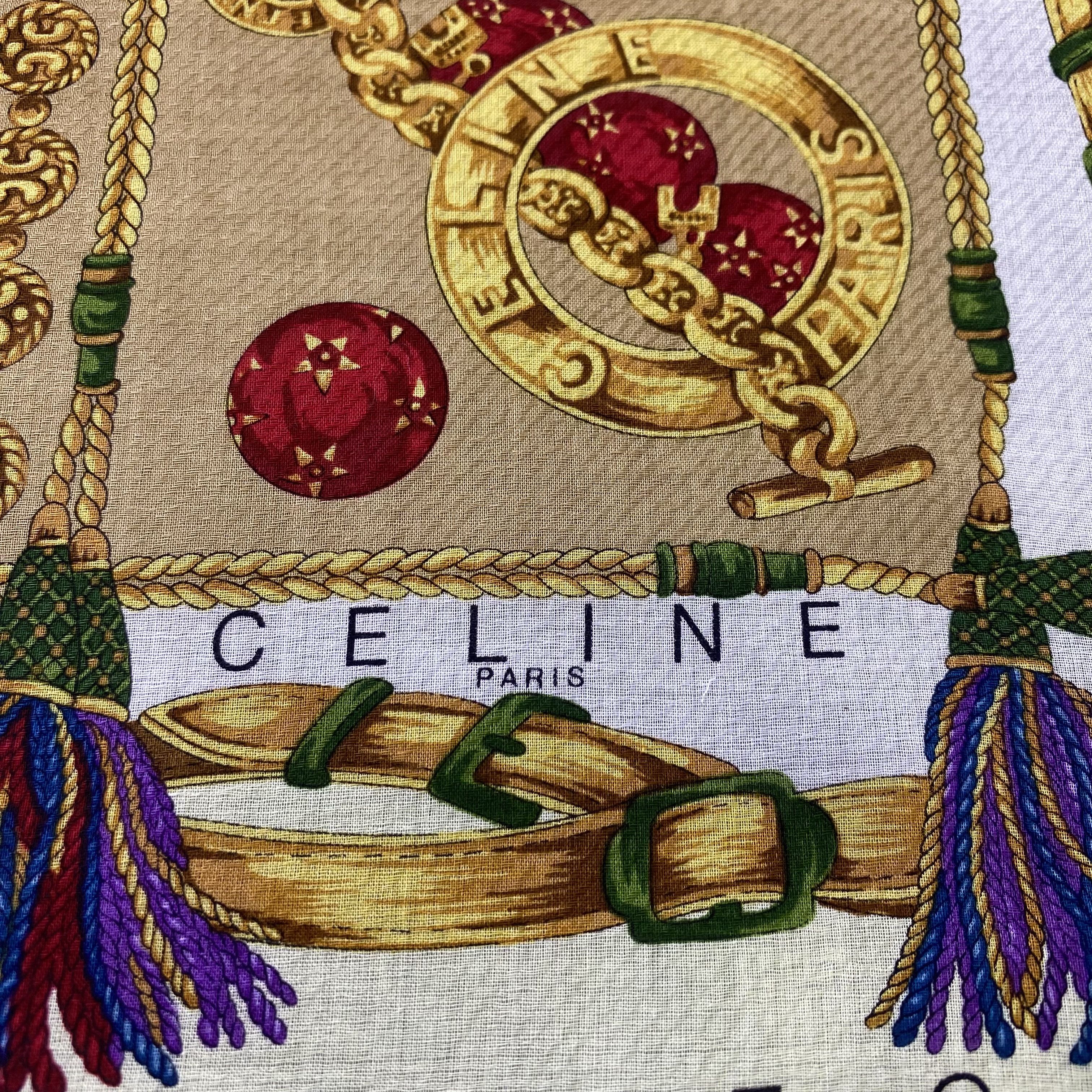 Celine Celine Handkerchief Neckerchief Bandana-B2062 Size ONE SIZE - 7 Thumbnail