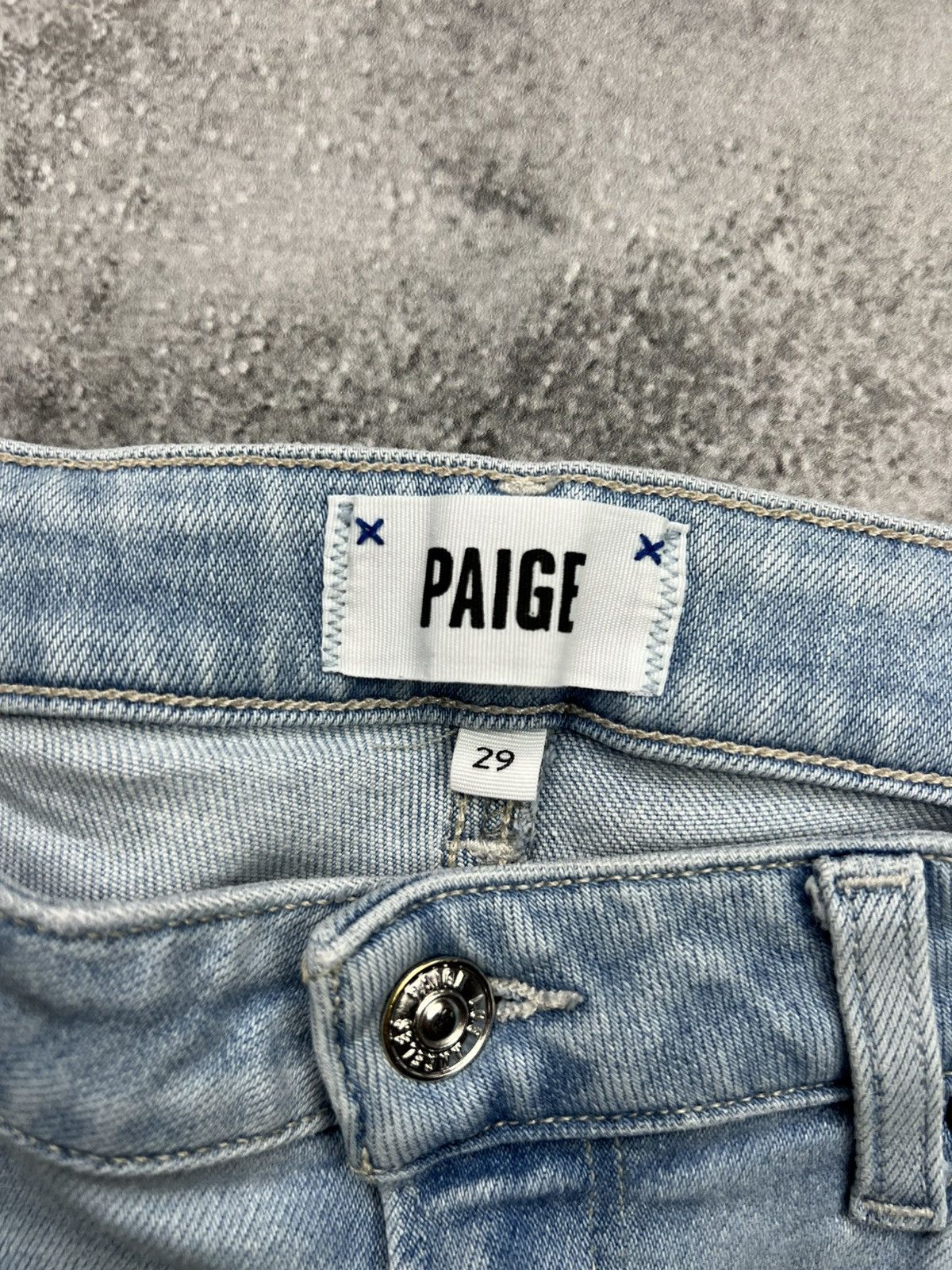 Paige Paige Womens Jeans Blue Denim Pants Size 29" - 3 Thumbnail