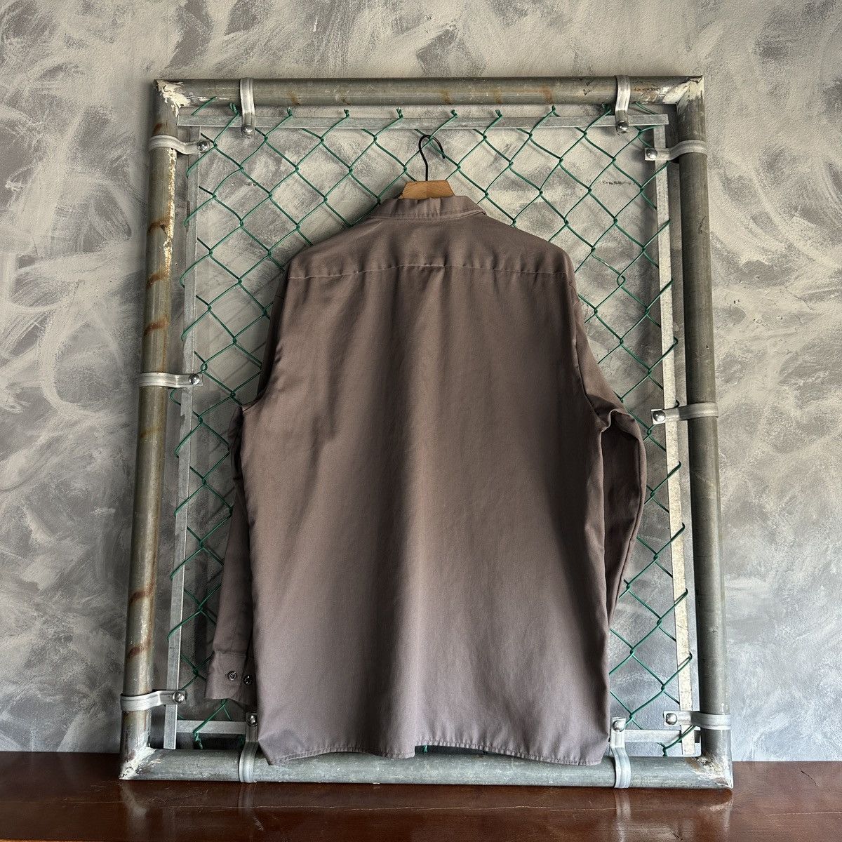 Dickies Dickies Button Up Shirt Mens XL Gray Workwear Mechanic Size US XL / EU 56 / 4 - 7 Thumbnail