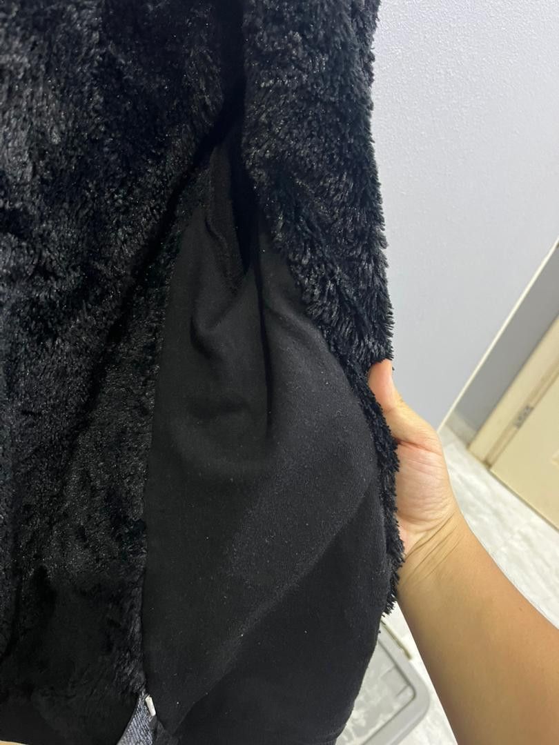 Uniqlo Uniqlo Fleece-Lined Zip Hoodie Black Cozy Winter Layer Size L / US 10 / IT 46 - 7 Thumbnail