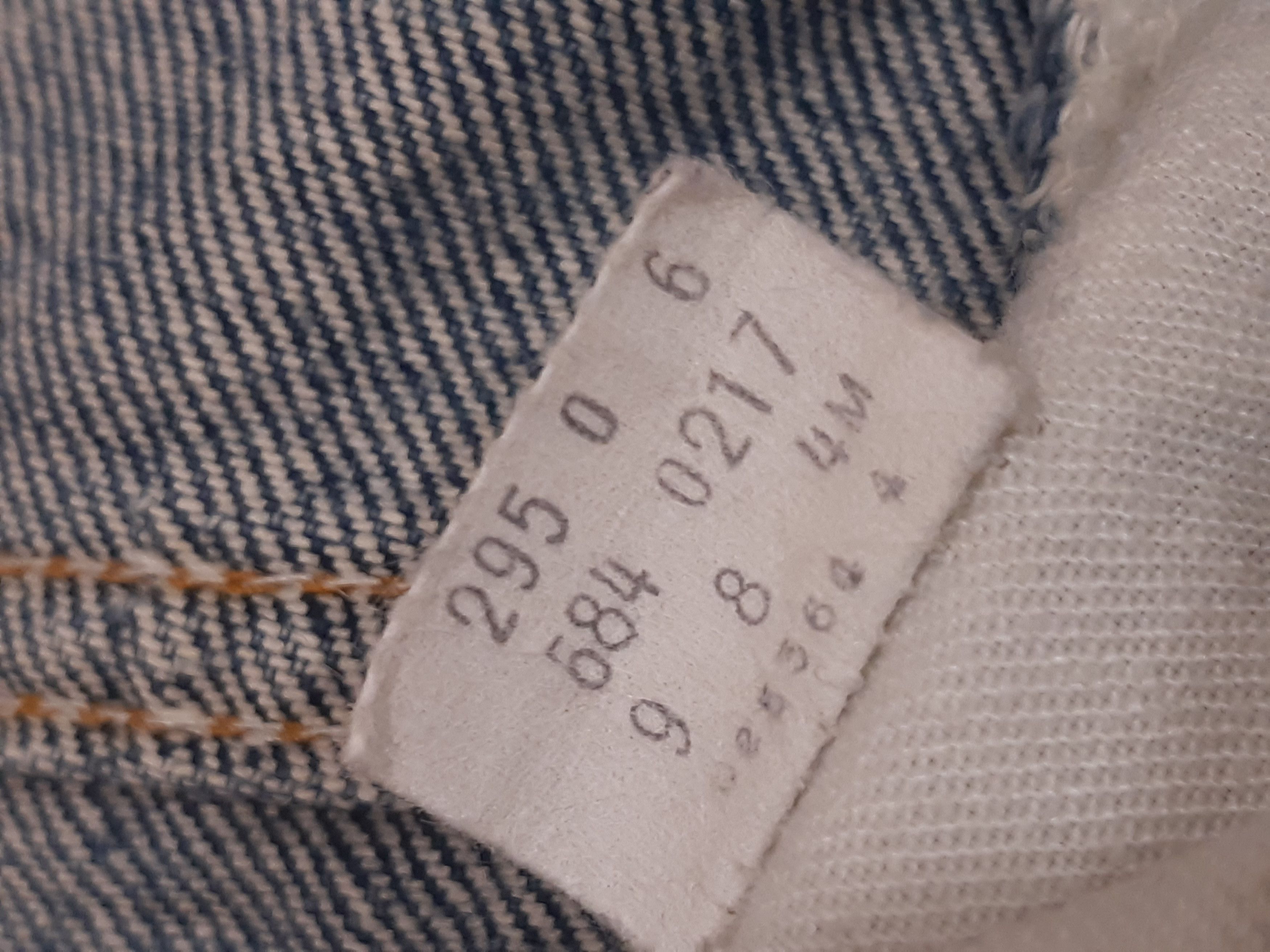 Levi's Levis 684 Jeans Flare Bell Bottom Orange Tab Vintage #4 Size US 31 - 8 Thumbnail