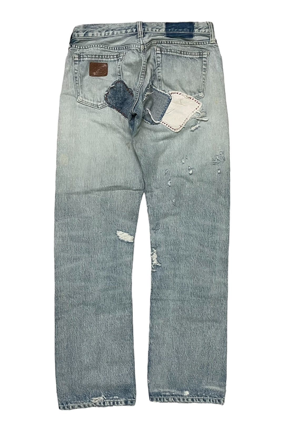 Japanese Brand VINTAGE KAPITAL INSPIRED PATCHES WORK JEANS BRAND RNA INC Size US 28 / EU 44 - 3 Thumbnail