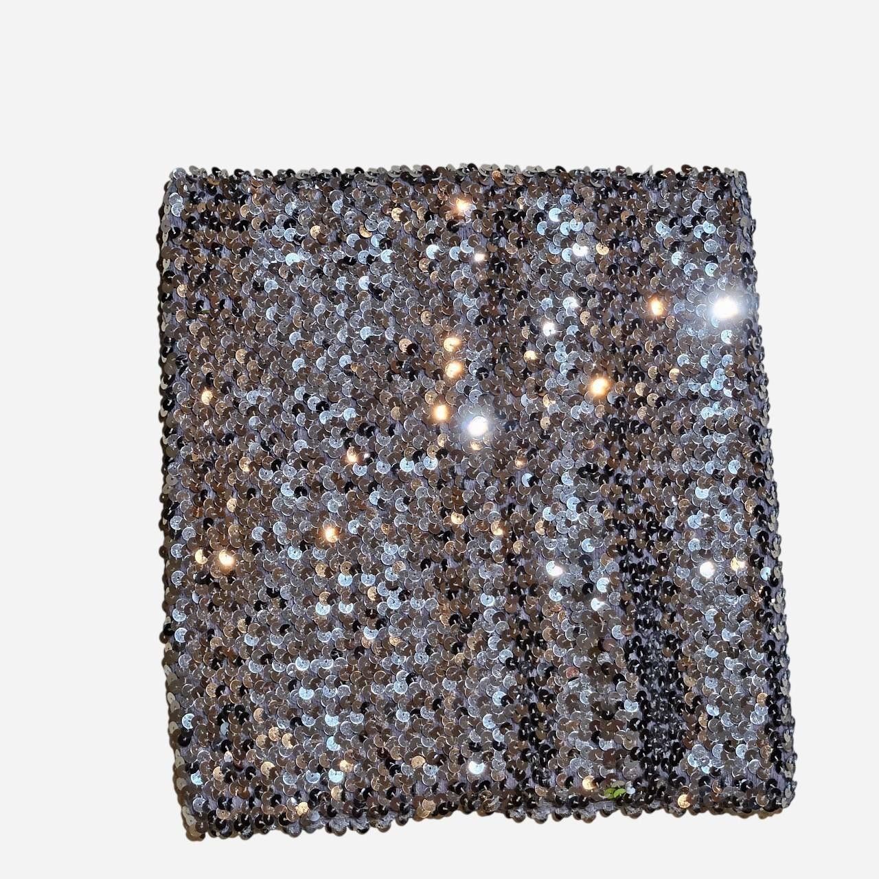 Vintage vintage boho festival silver sequin tube top Size S / US 4 / IT 40 - 1 Thumbnail